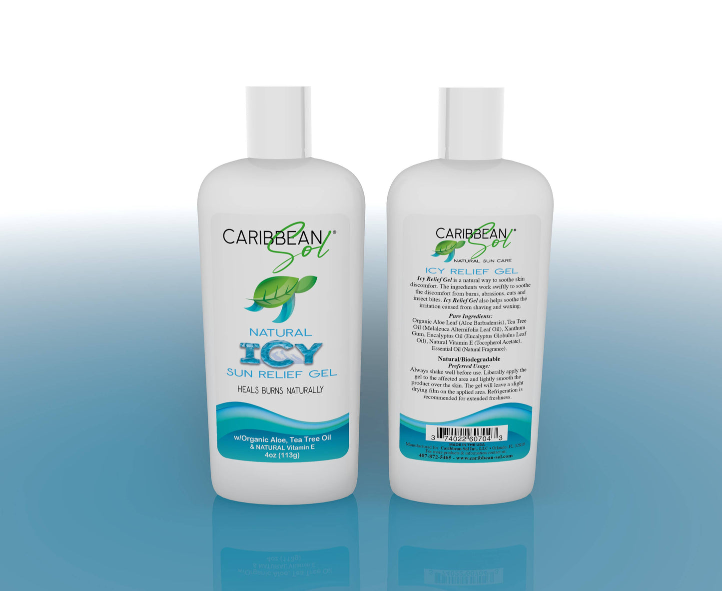 Caribbean Sol Icy Sun Relief Gel