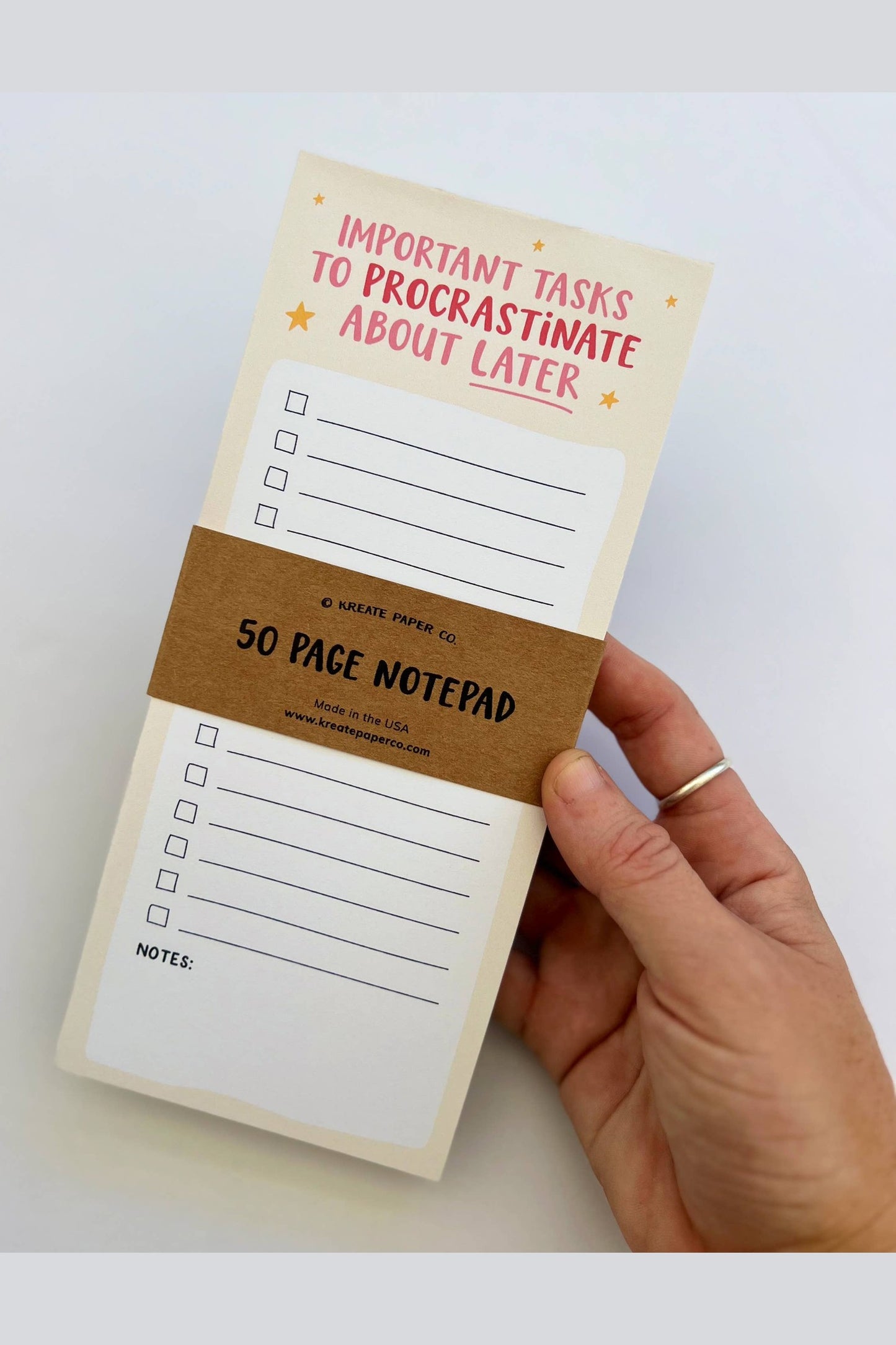 To Do List Procrastinator Notepad