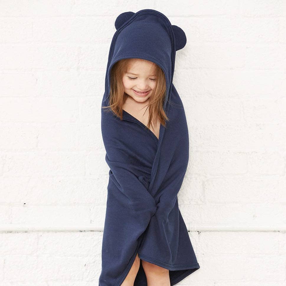 Water Baby Kid's Towel - Navy