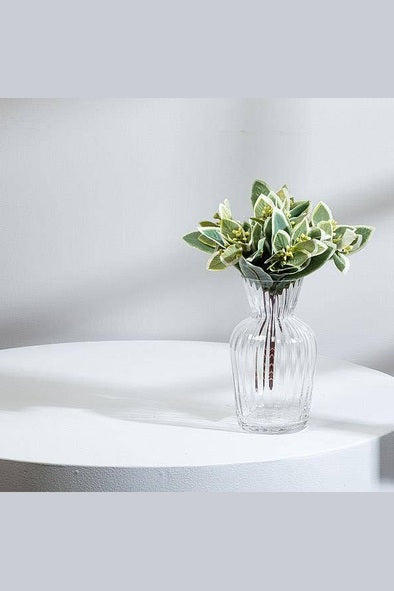 Variegated Leaf 6 Stem Spray