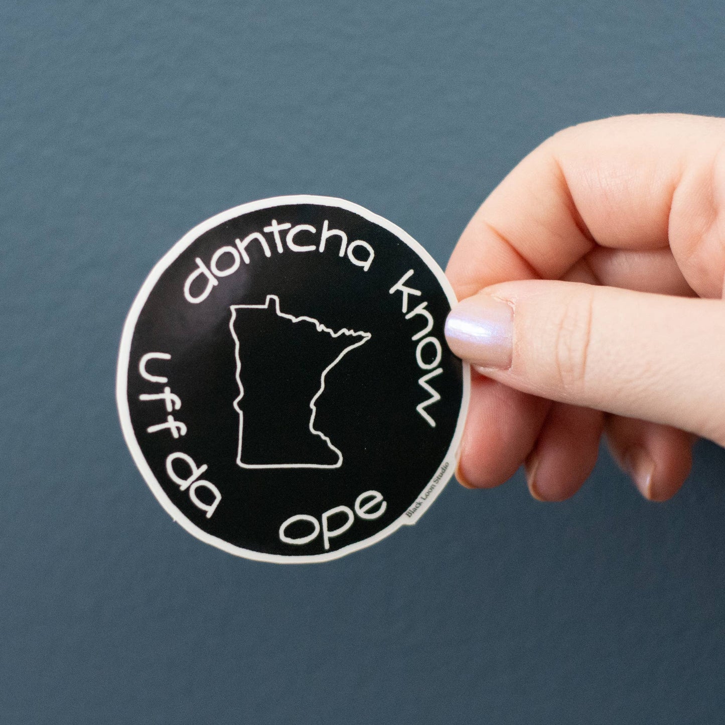 Minnesota Phrases Sticker