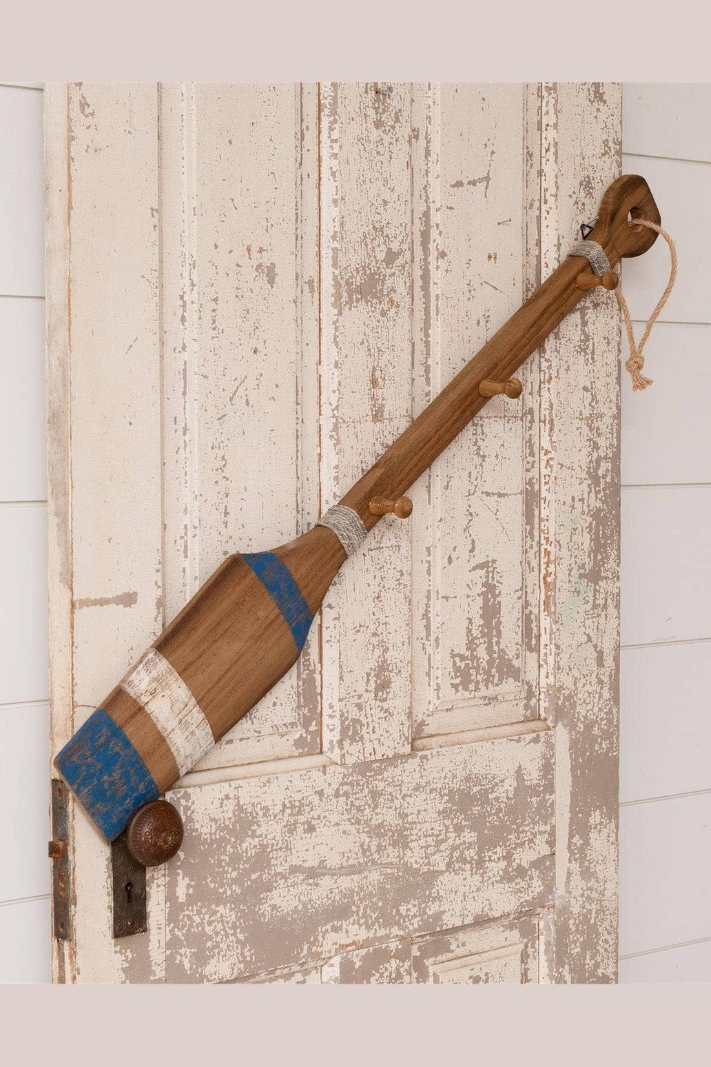 Wooden Oar Coat Rack
