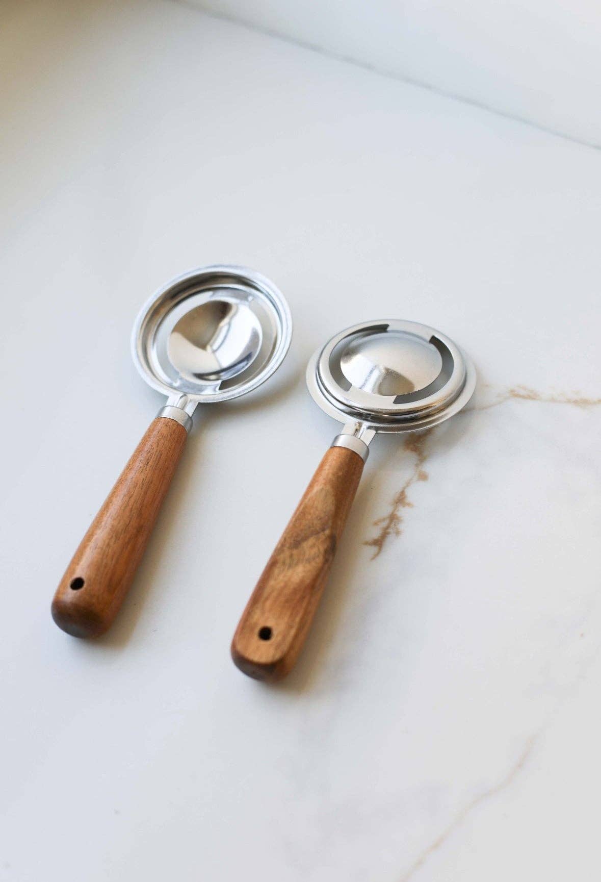 Wood Handle Egg White Separator