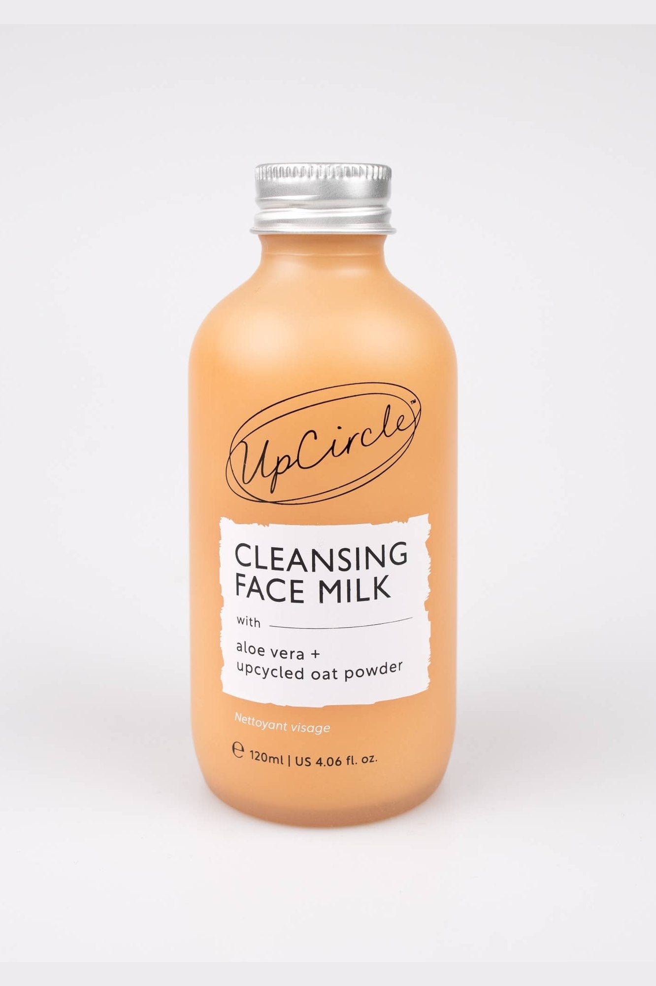 Cleansing Face Milk with Aloe Vera + upcycled Oat Powder
