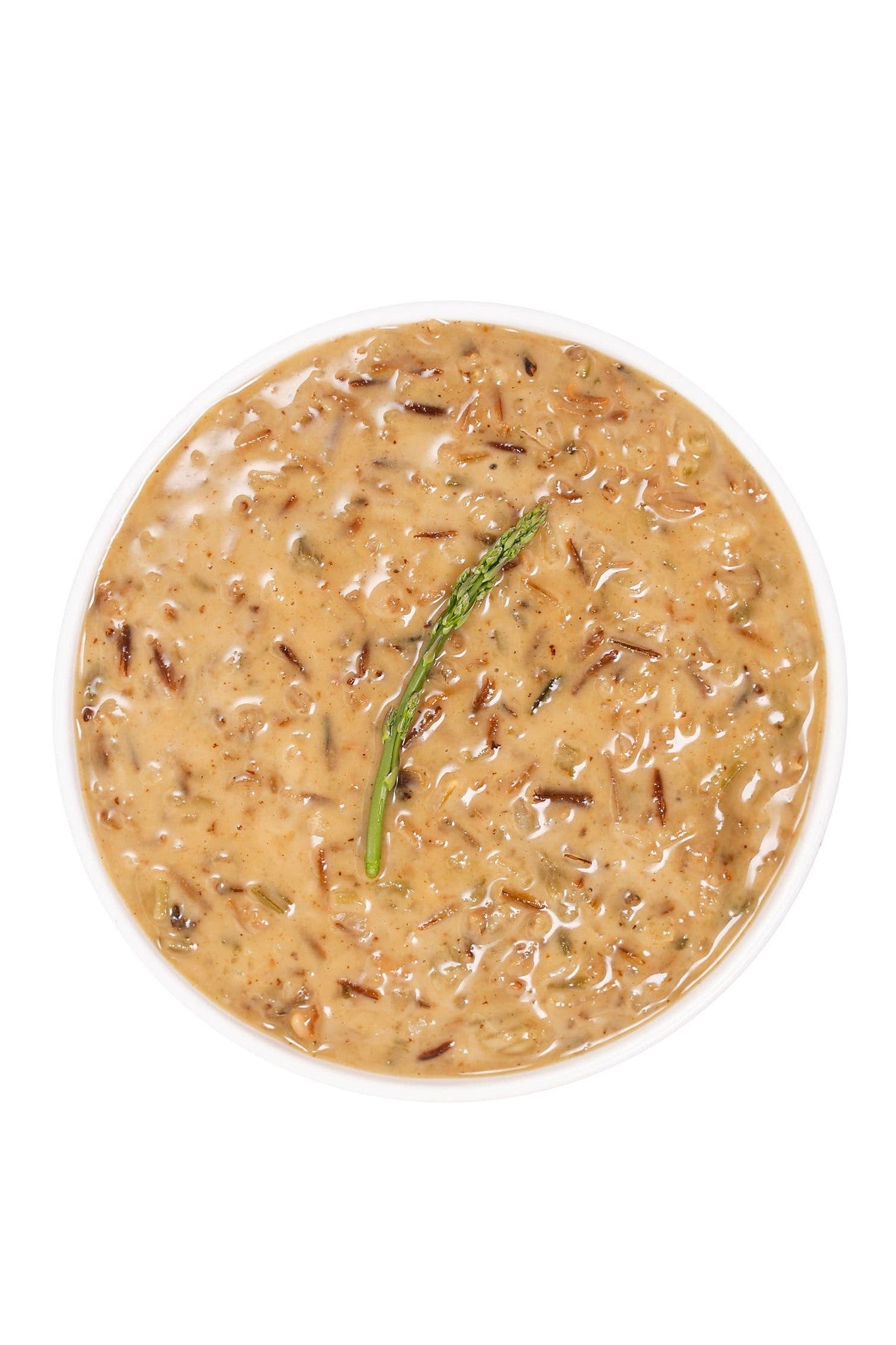 Asparagus Wild Rice Soup