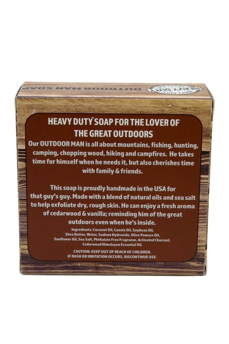Outdoor Man Heavy Duty Soap | Cedarwood & Vanilla
