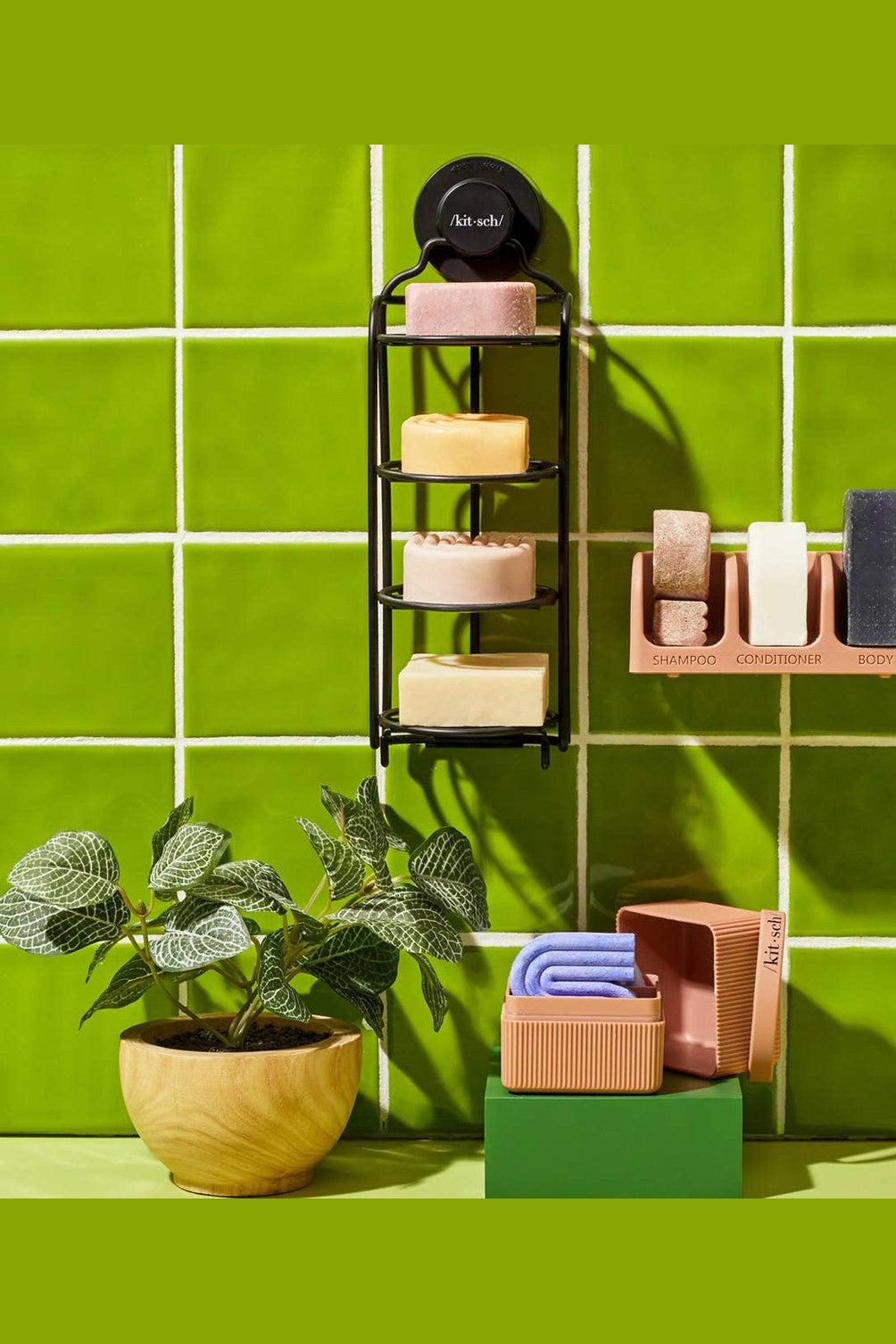 Self-Draining Shower Caddy