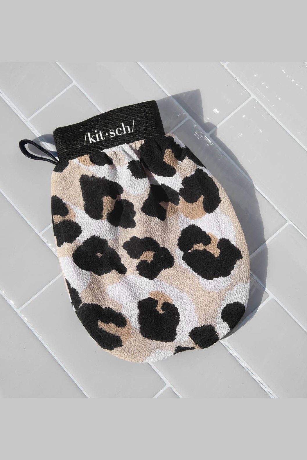 Leopard Eco-Friendly Exfoliating Glove