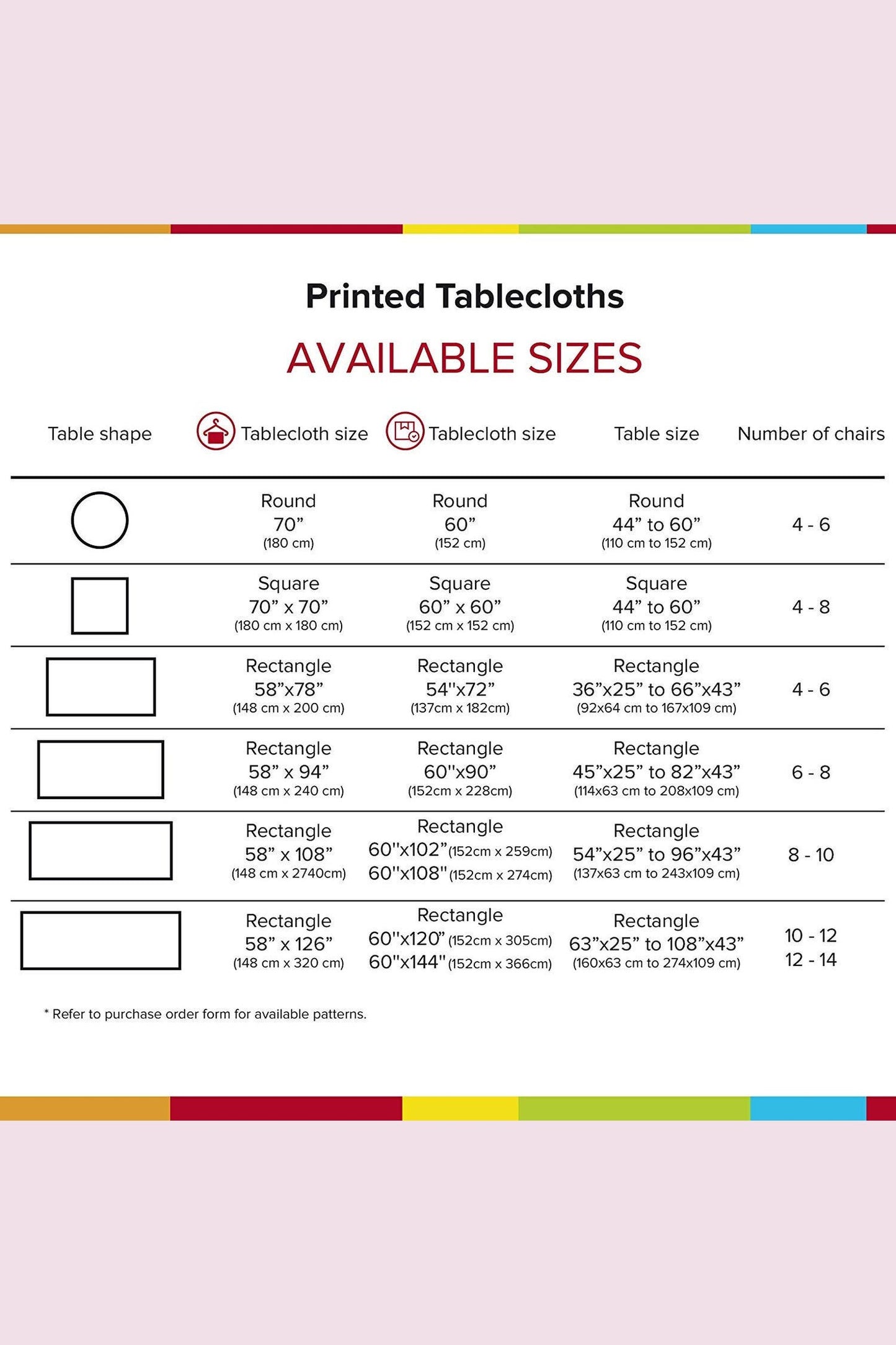 Black 60"x108" Rect. Tablecloth