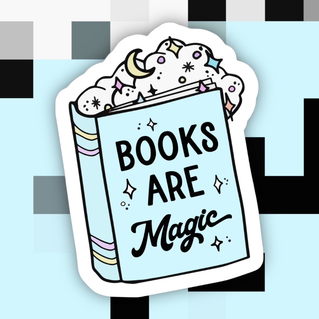 Books are Magic Sticker
