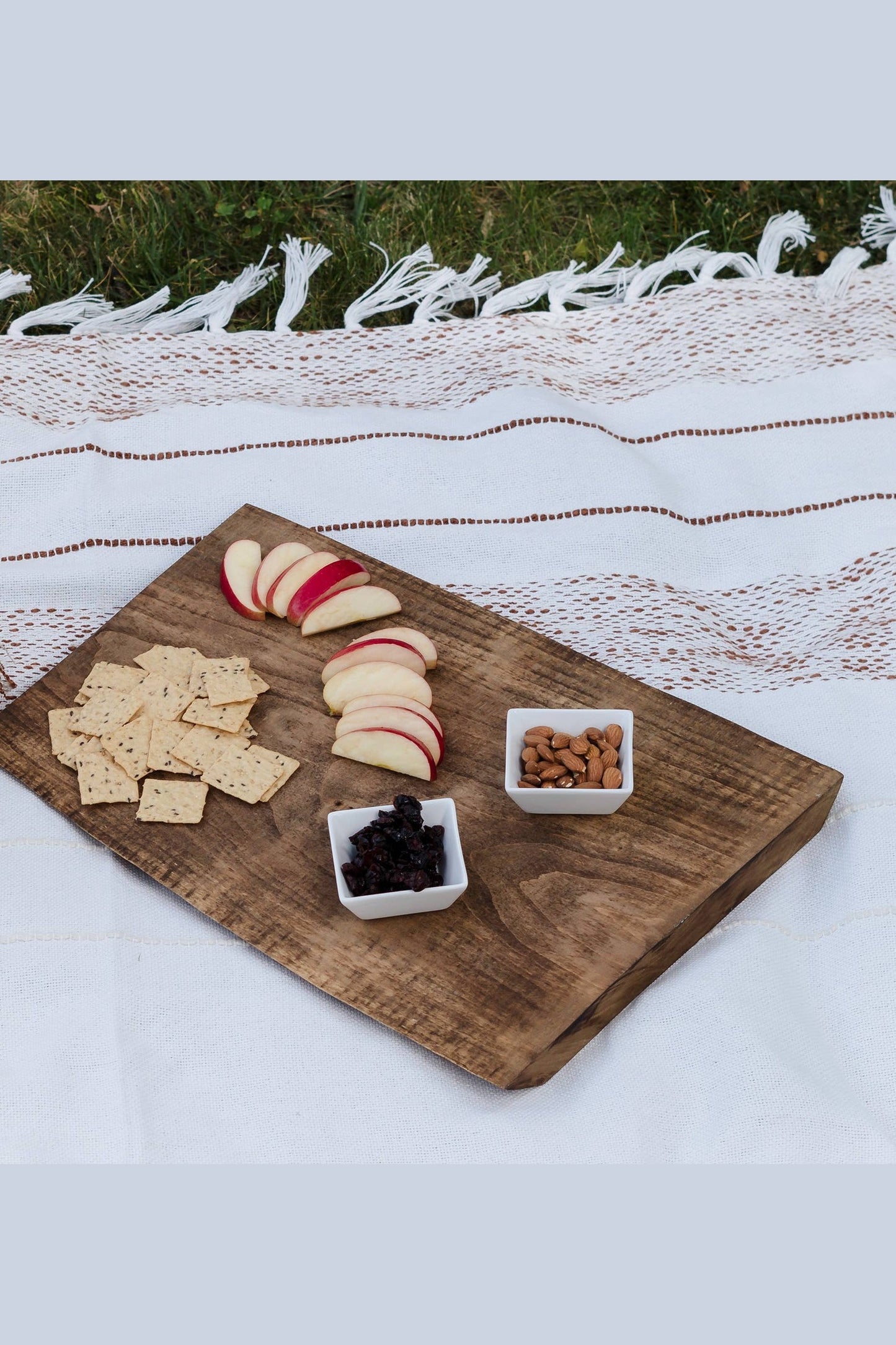 Tylanne 50x70" Indoor/Outdoor Recycled Woven Throw Blanket: Sage
