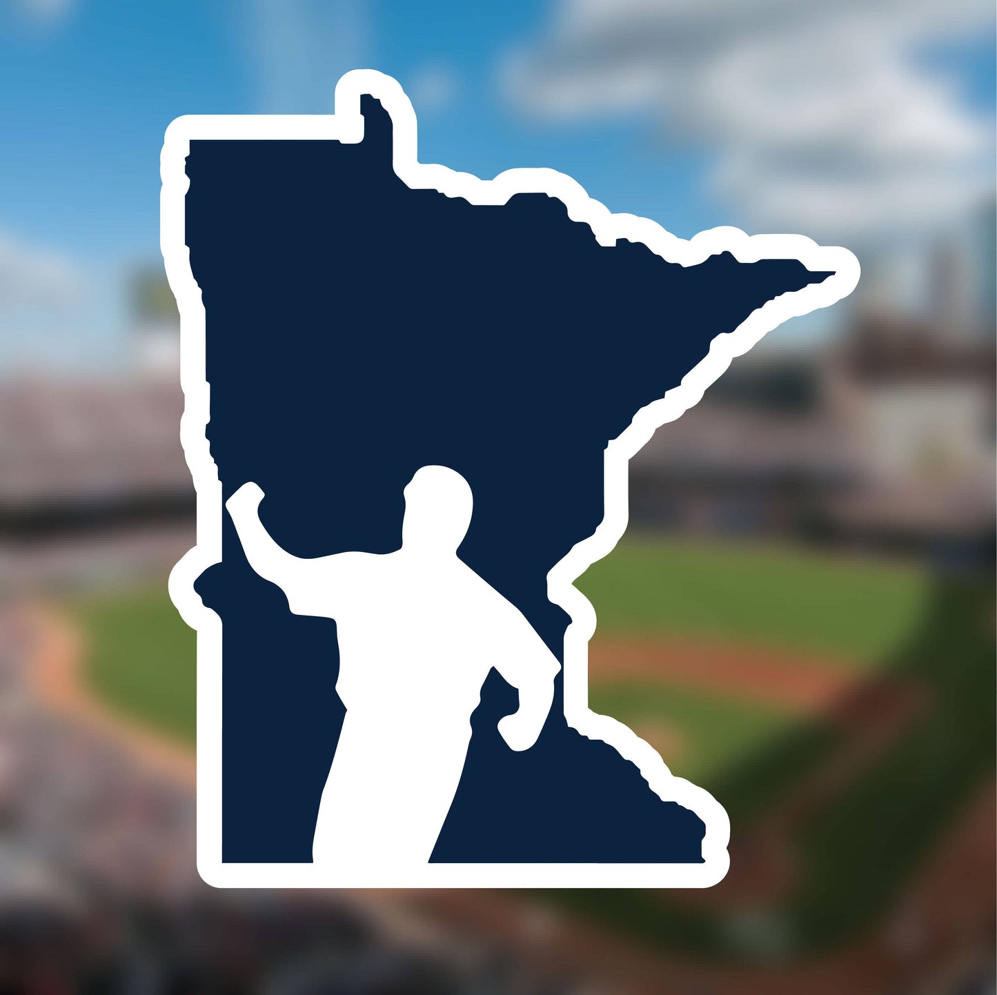 Kirby Minnesota Baseball Vinyl Sticker