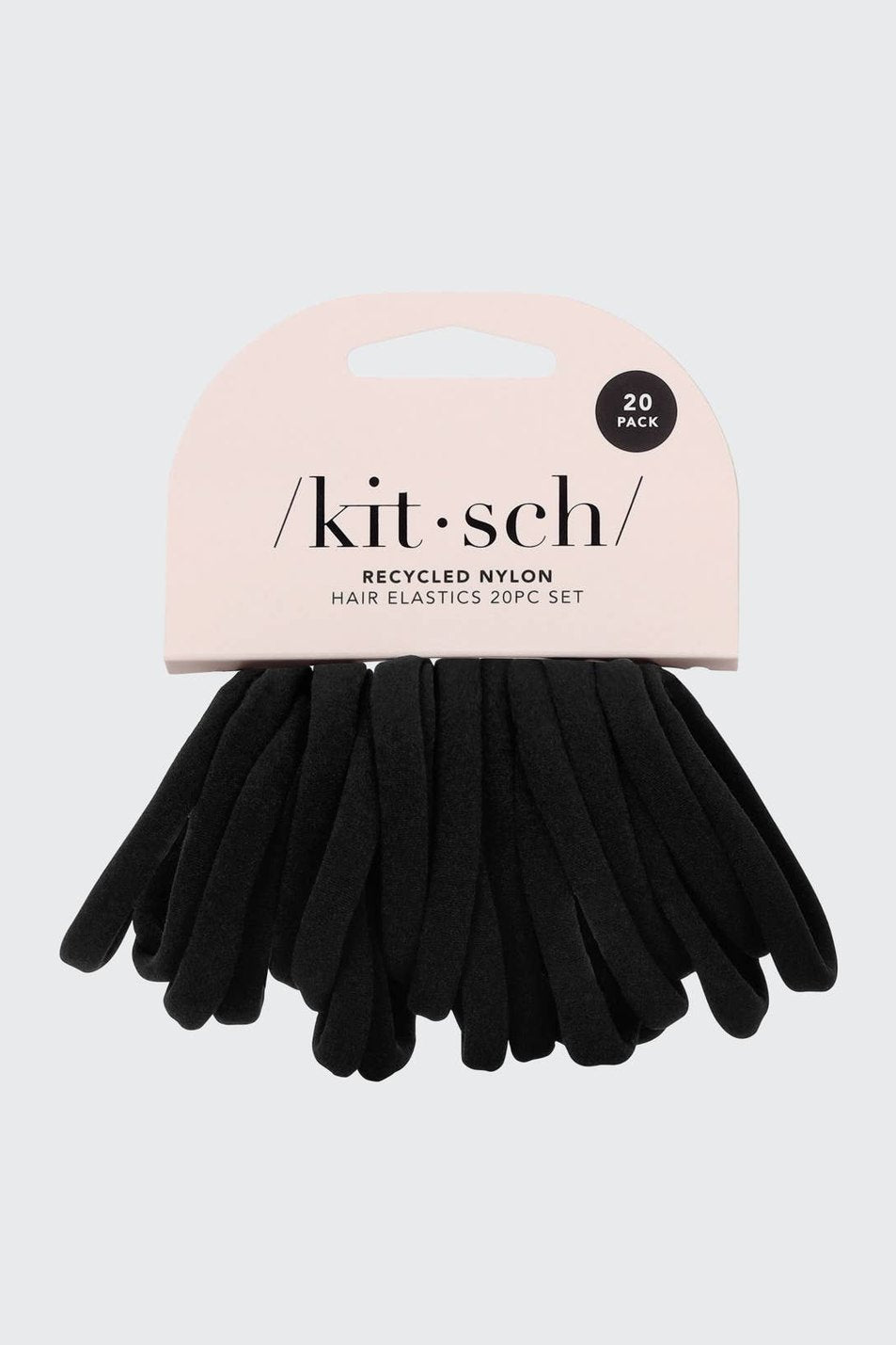 Black Eco-Friendly Nylon Elastics 20pc set