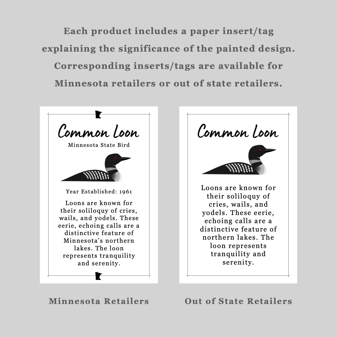 Common Loon Wine Glass