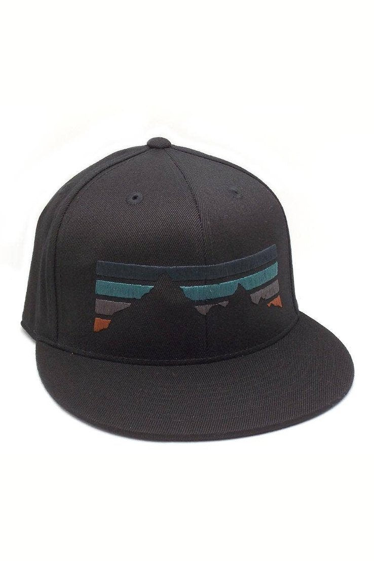 Mountain Fade Hat Snapback Curved Bill