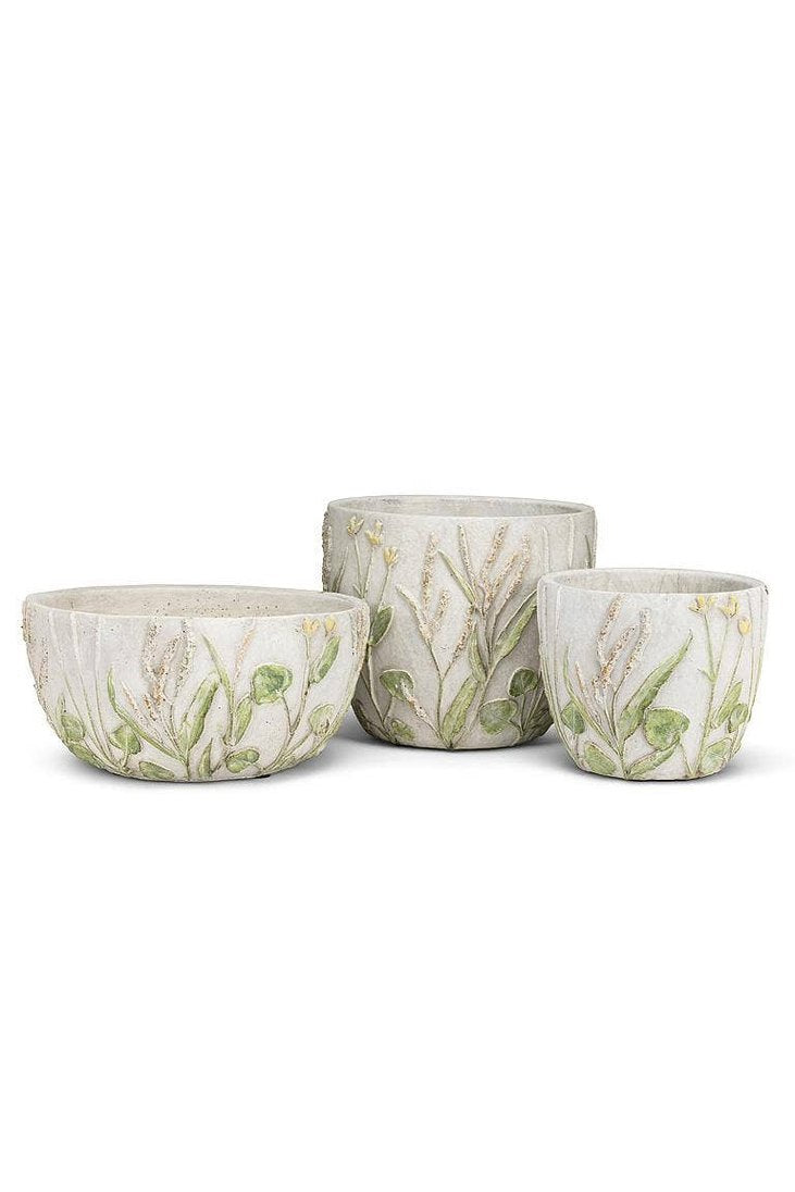 Med Lavender & Greenery Planter