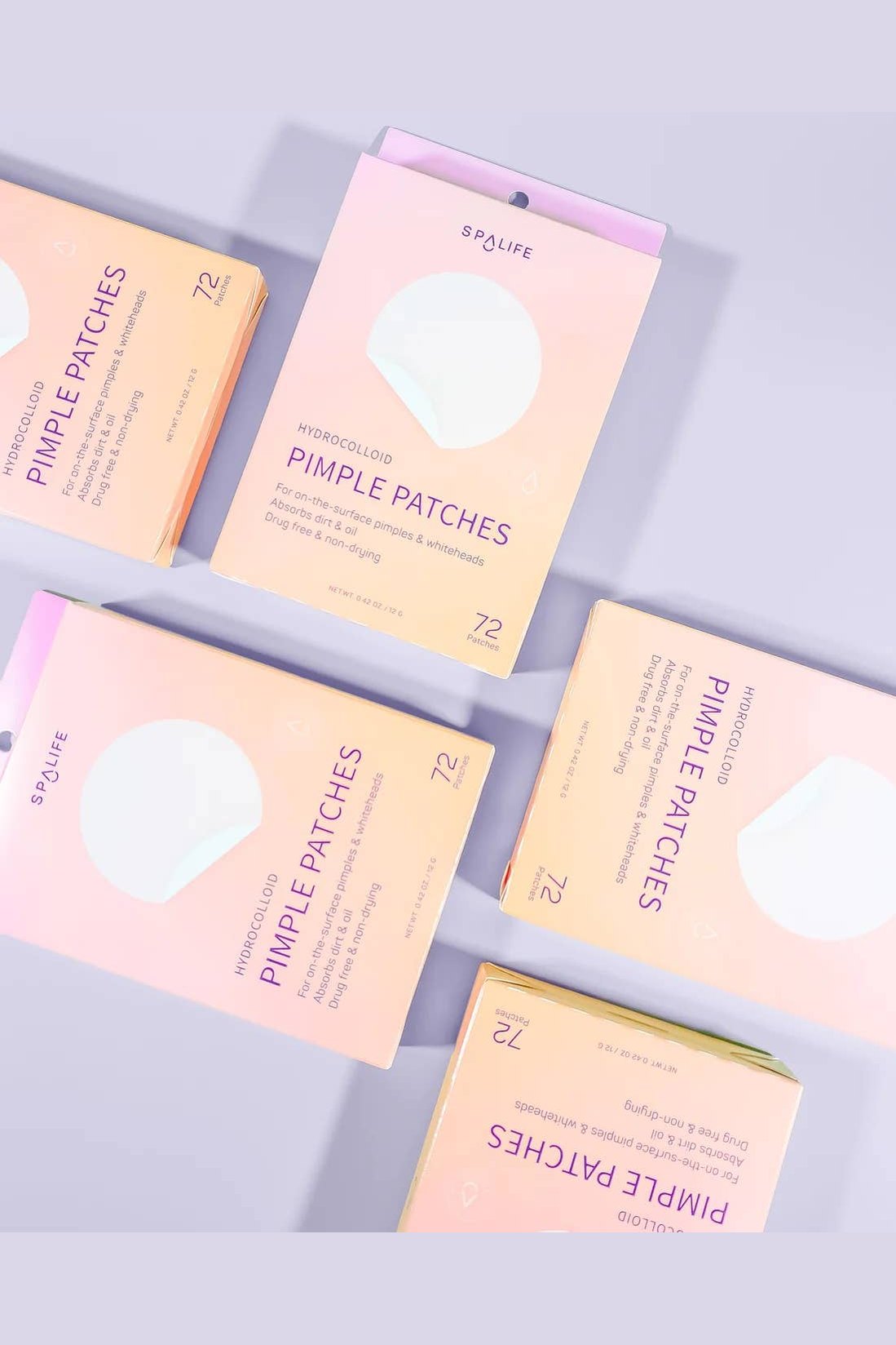 Hydrocolloid Clear Pimple Patches 72ct - (Pink box)