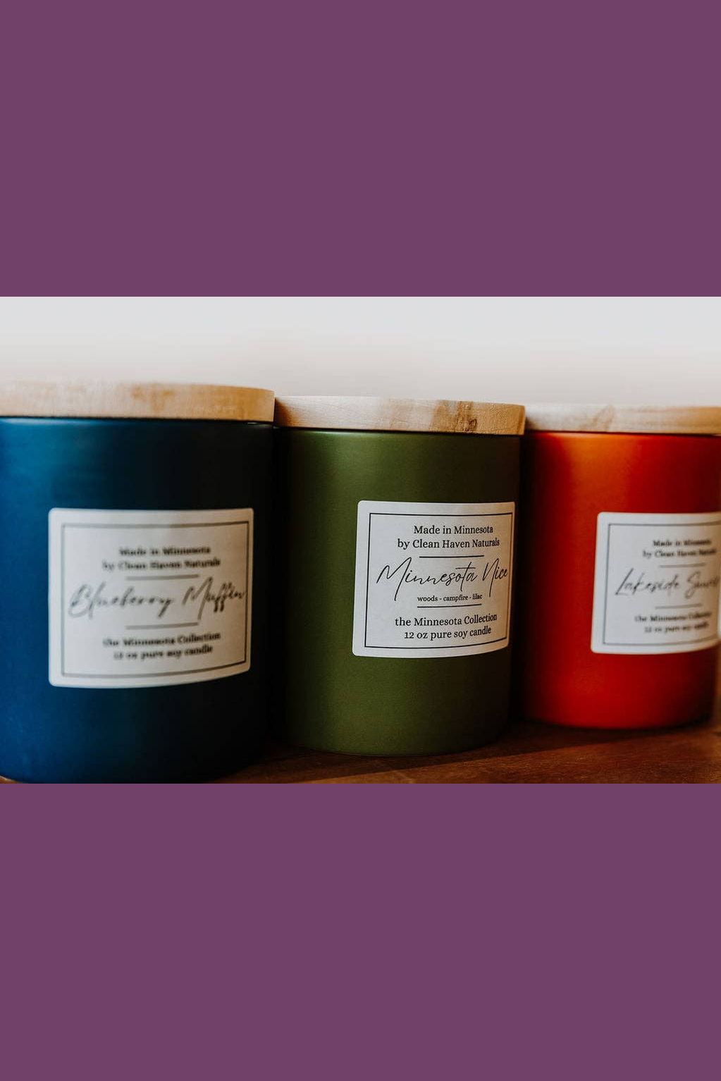 MN Lakeside Sunrise Candle