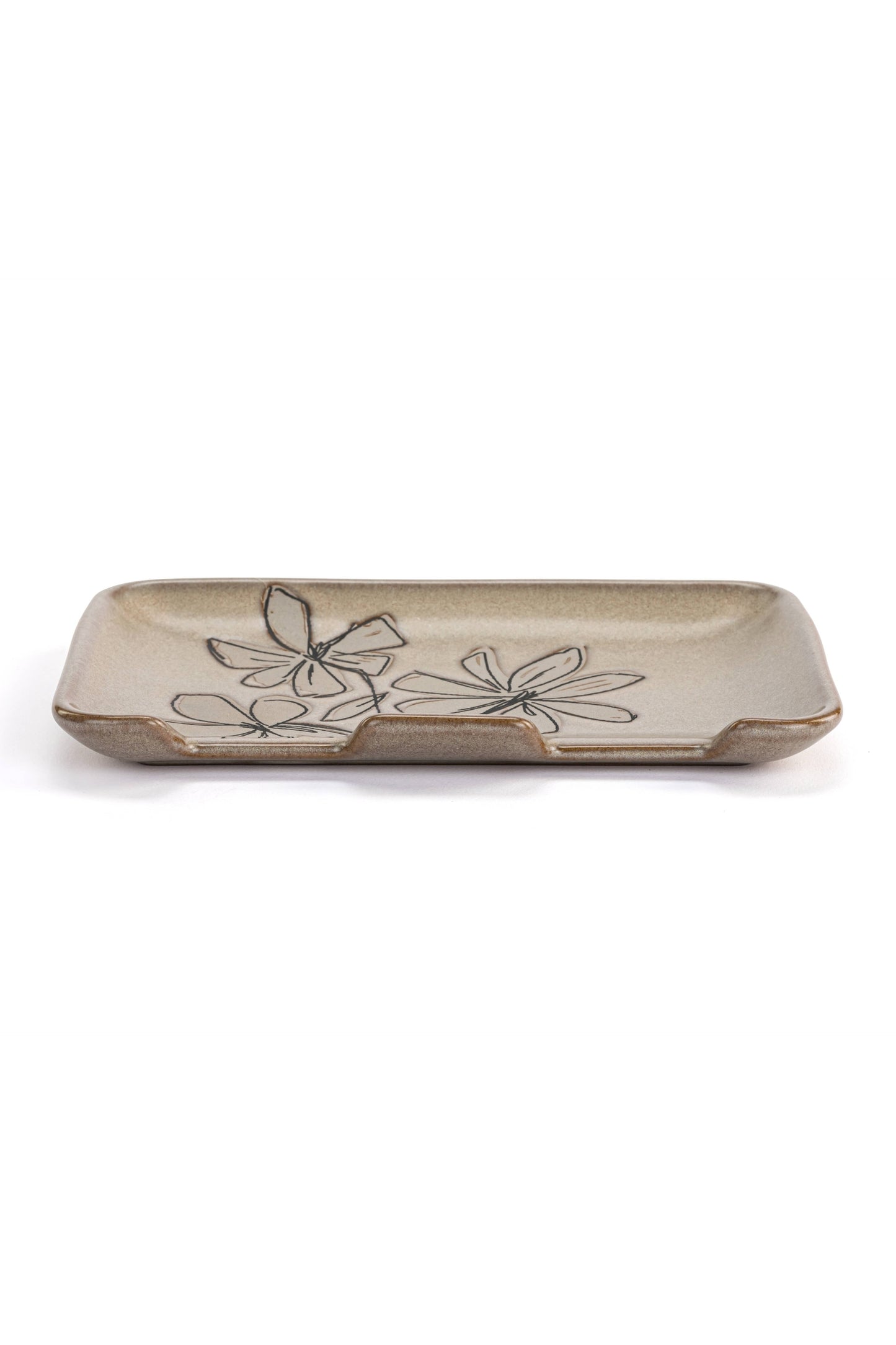 Magnolia Double Spoon Rest - 7x5in