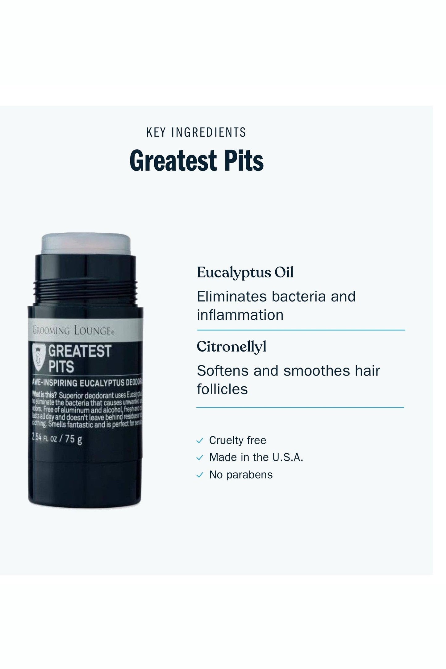 The Greatest Pits Deodorant-Eucalyptus