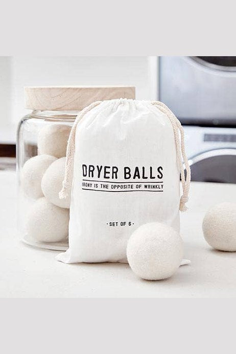 Wool Dryer Balls - Set of 6