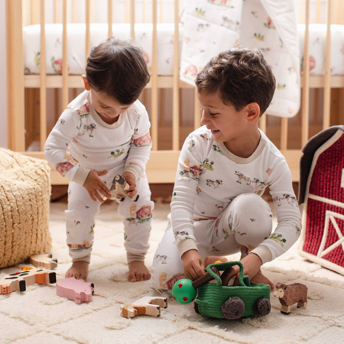 Barnyard Organic Cotton Sleep & Play: 0-3M