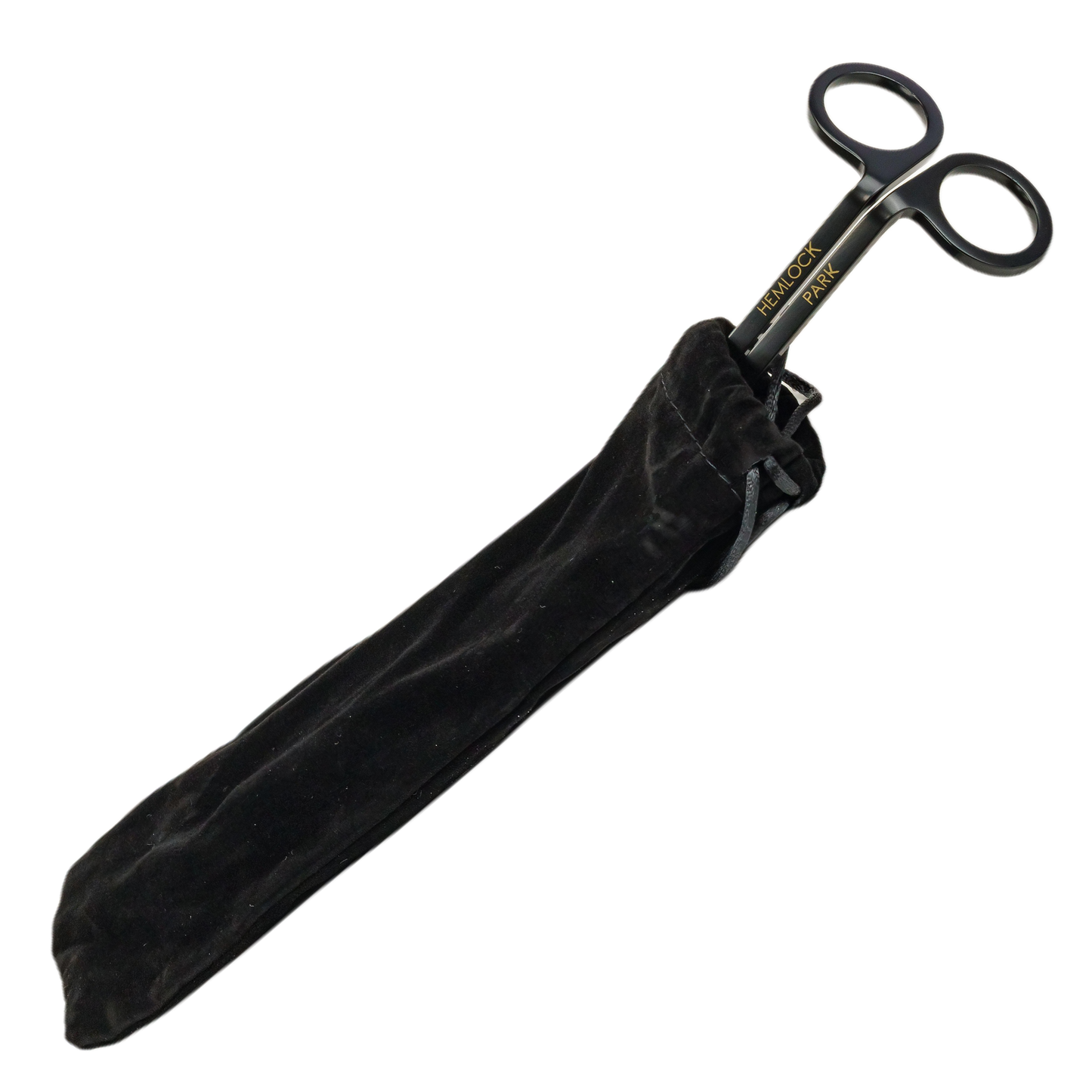 Wick Trimmer | Matte Black with Velvet Pouch: Black