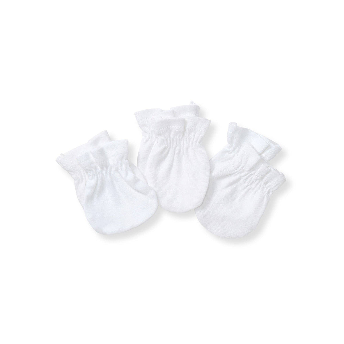 Organic Cotton Baby Mittens 3 Pack: Cloud