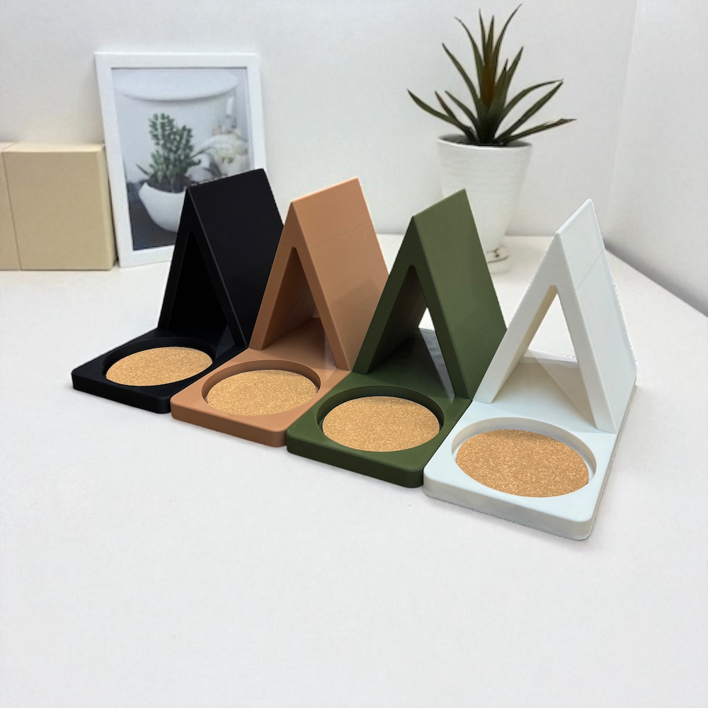 Book Stand Place Holder with Coaster: Gray