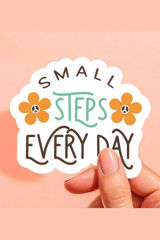 Small Steps Every Day Sticker