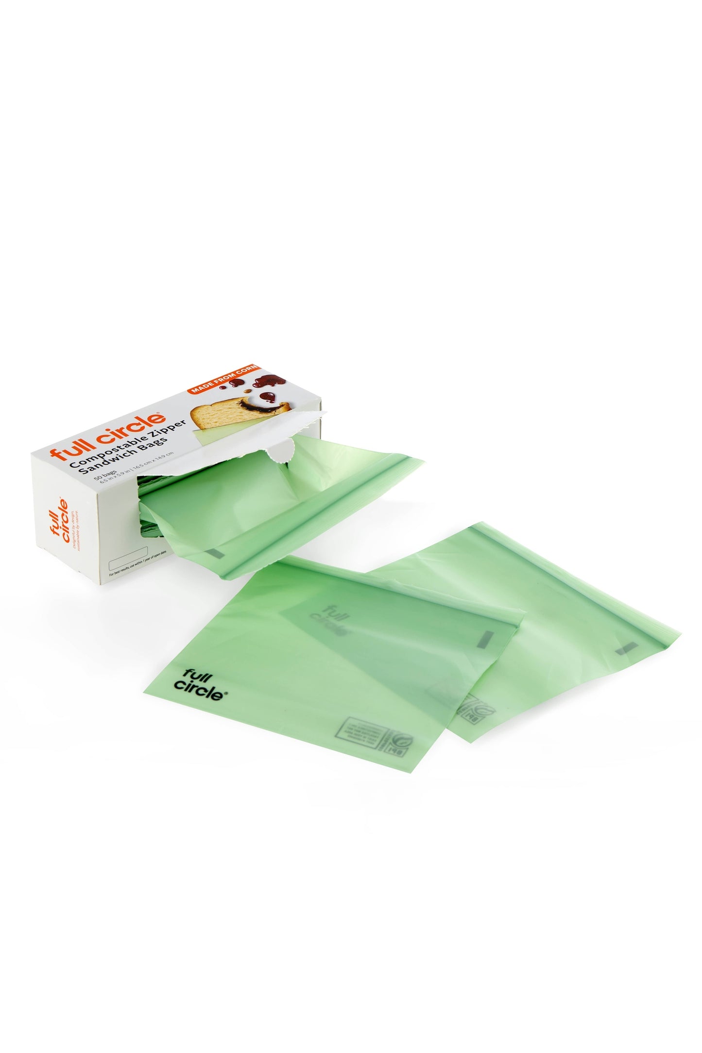 Compostable Zipper Bags: Gallon - 25ct