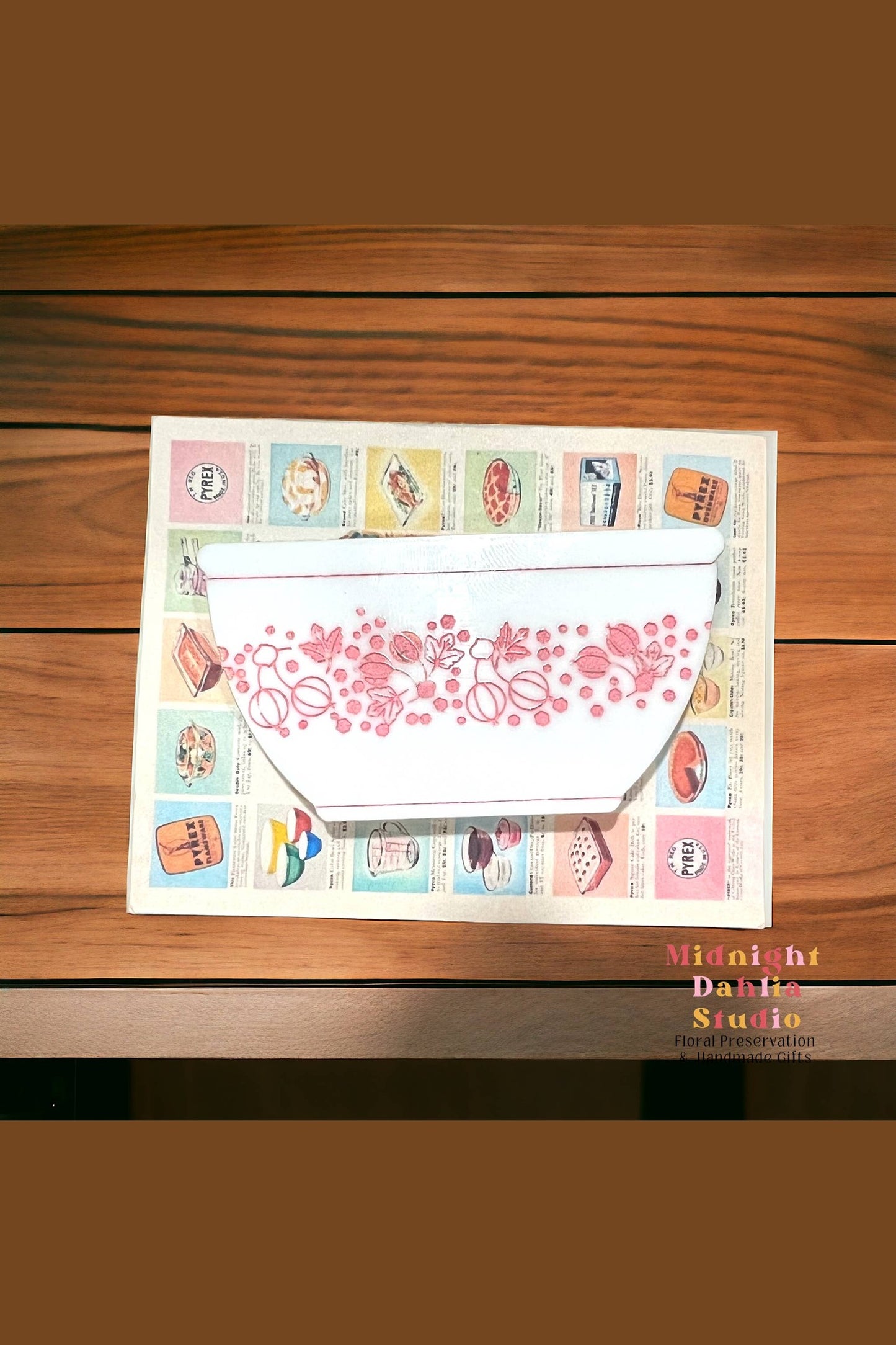 Vintage Pyrex-Inspired Fridge Magnet