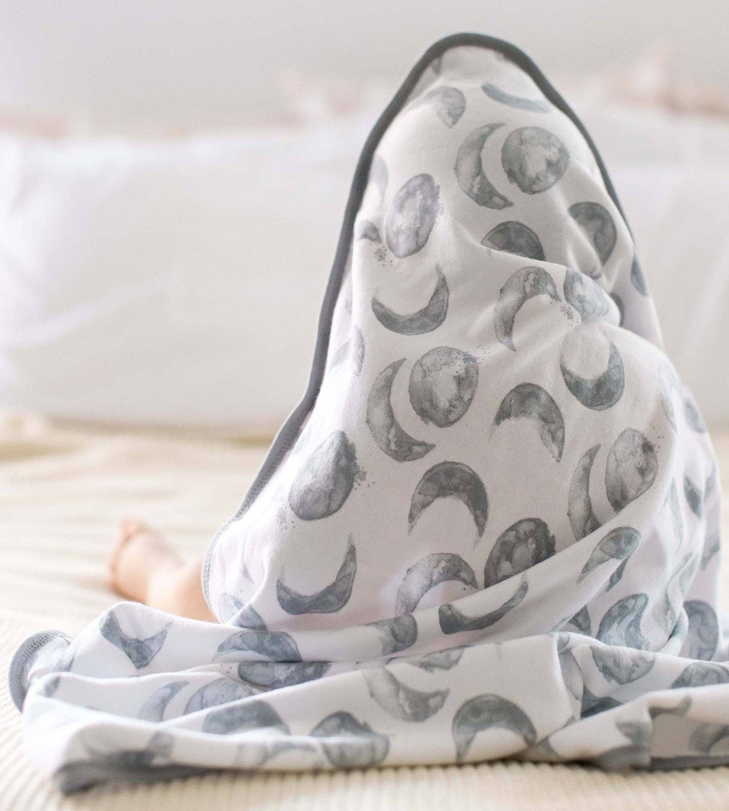 Hello Moon Organic Knit Terry Towels Set of 2: Quarry / One Size