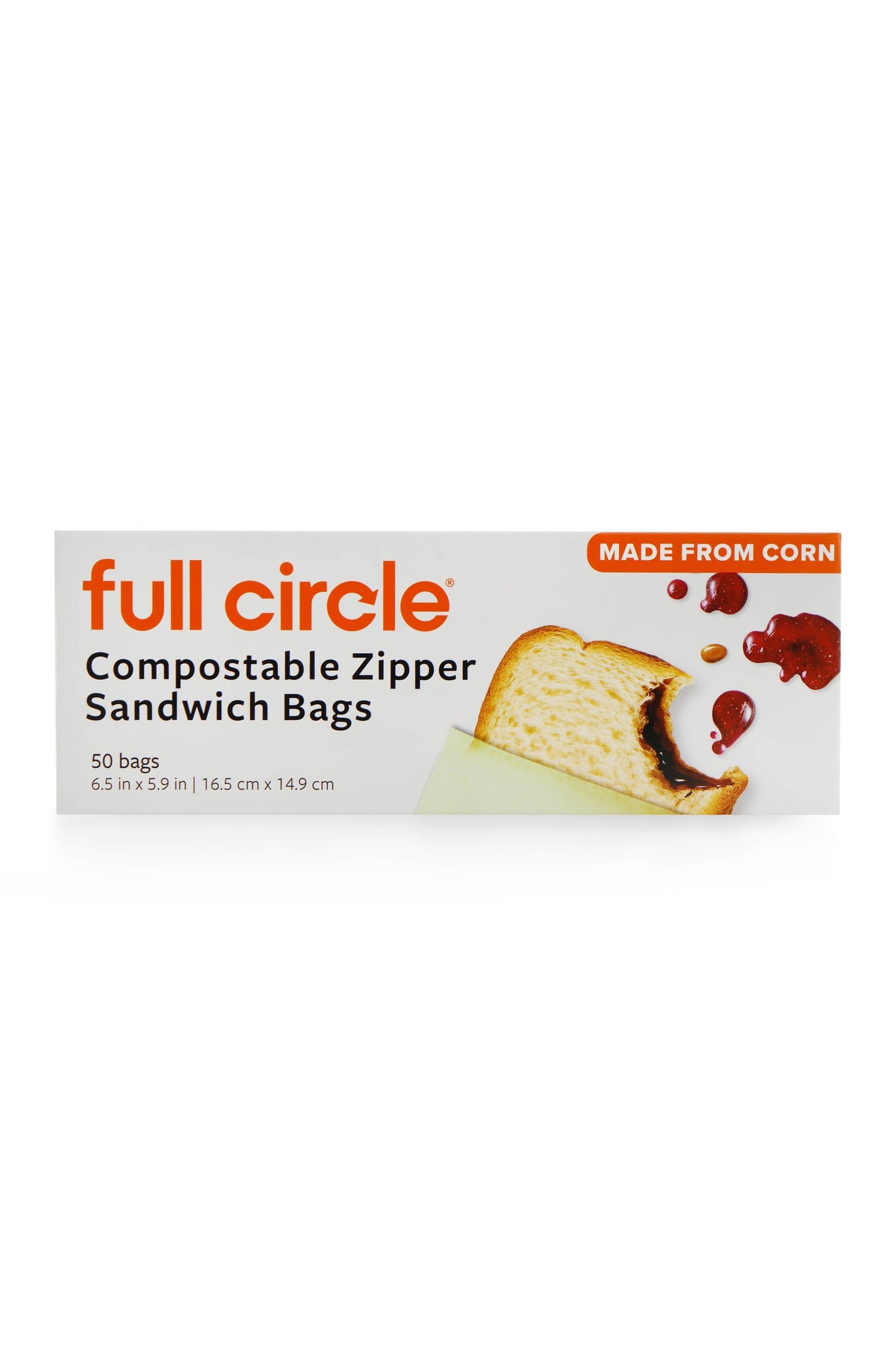 Compostable Zipper Bags: Snack - 50ct
