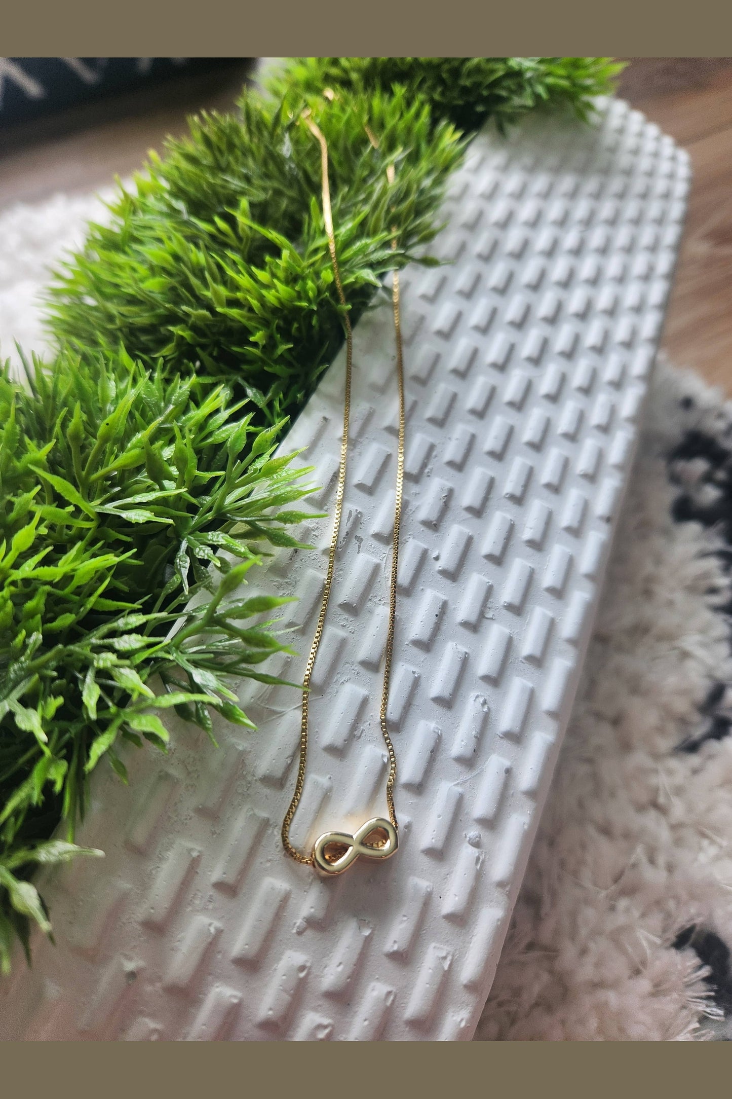 Infinity Charm Gold Necklace