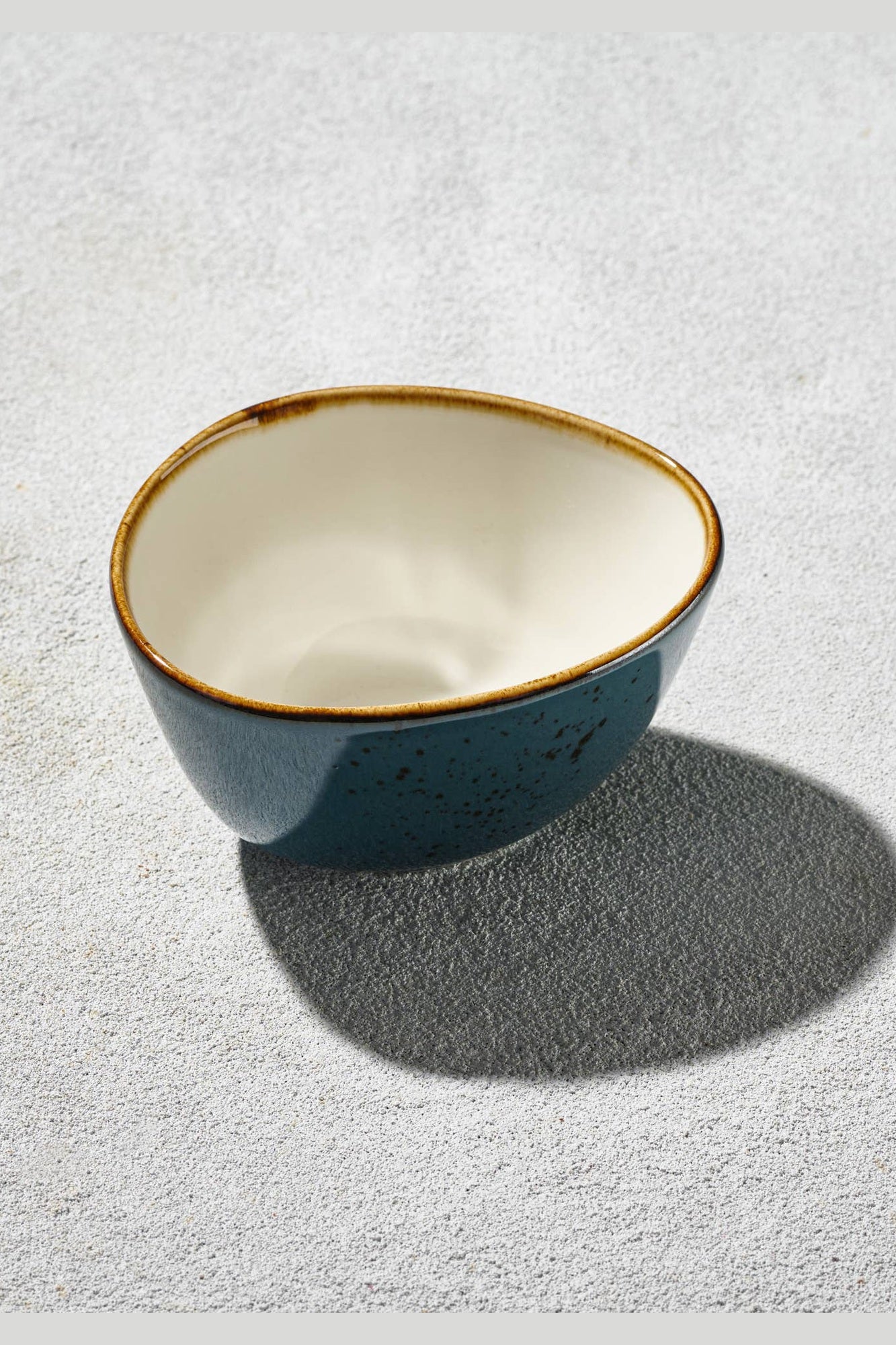 Deep Teal Terra Oval Bowl