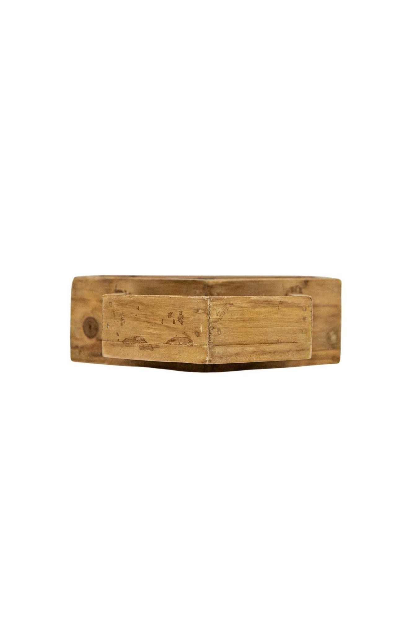 Mel Church Tabletop Clock Wood with Steeple