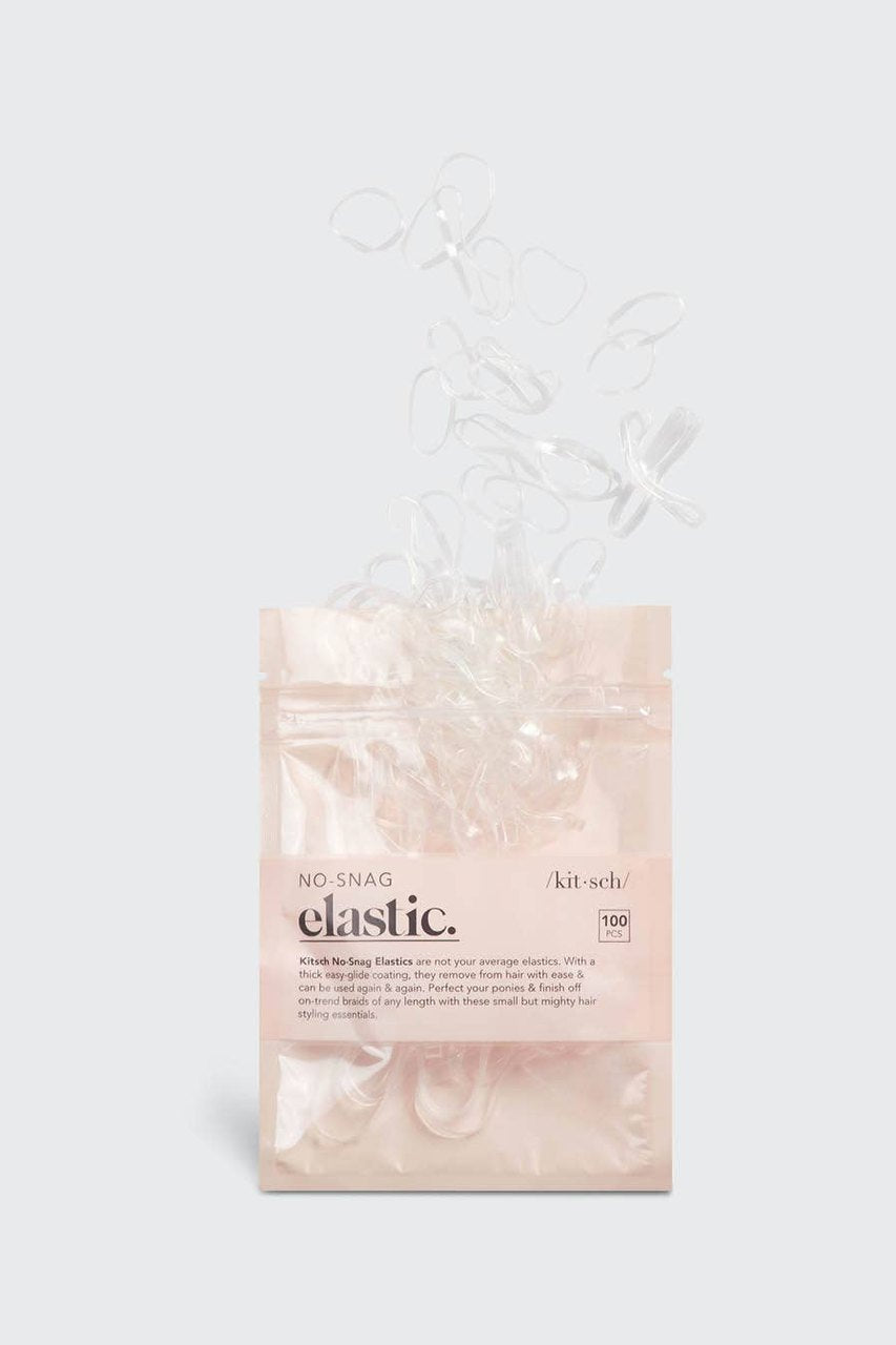 No-Snag Elastic 100 pc - Clear
