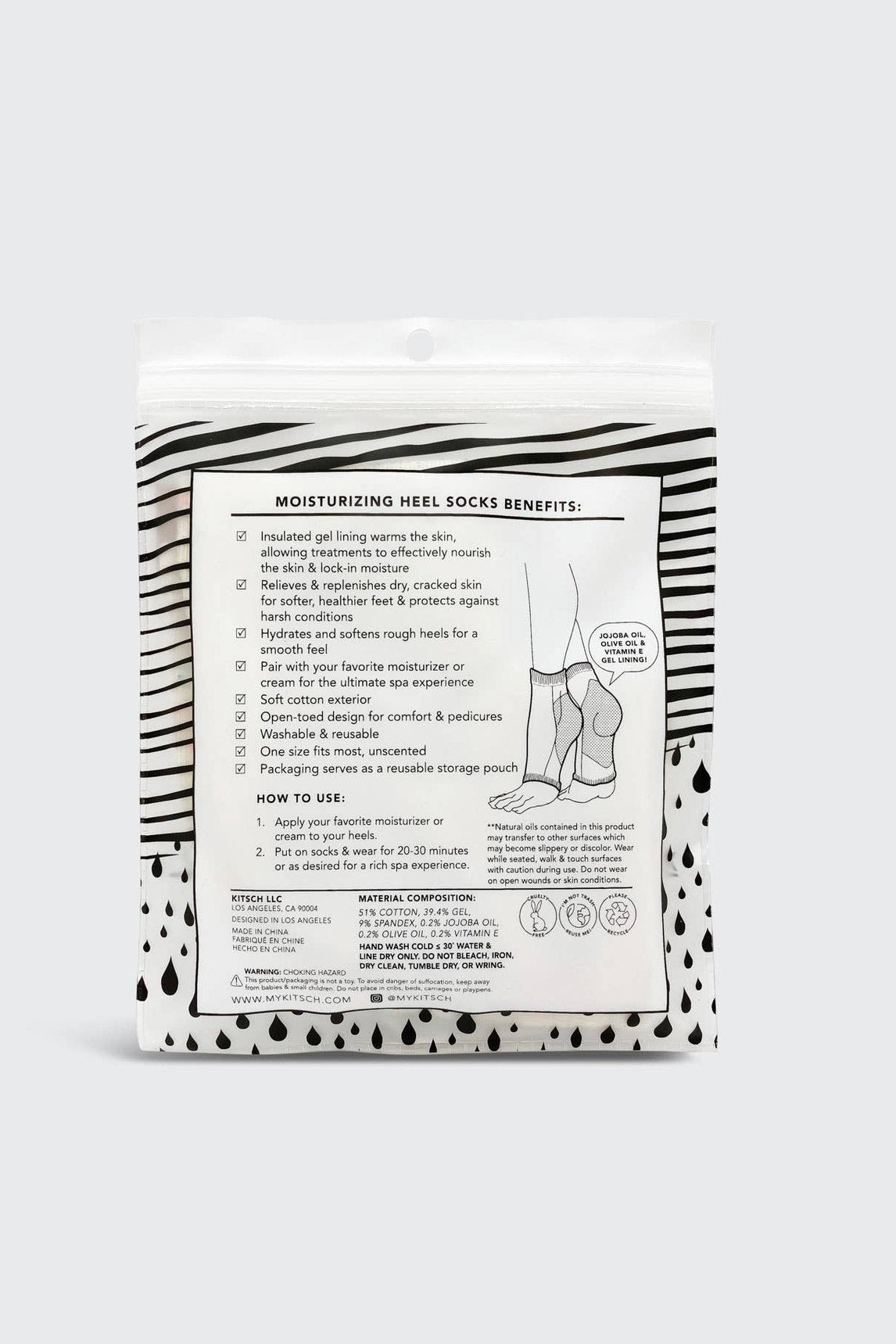 Moisturizing Heel Socks