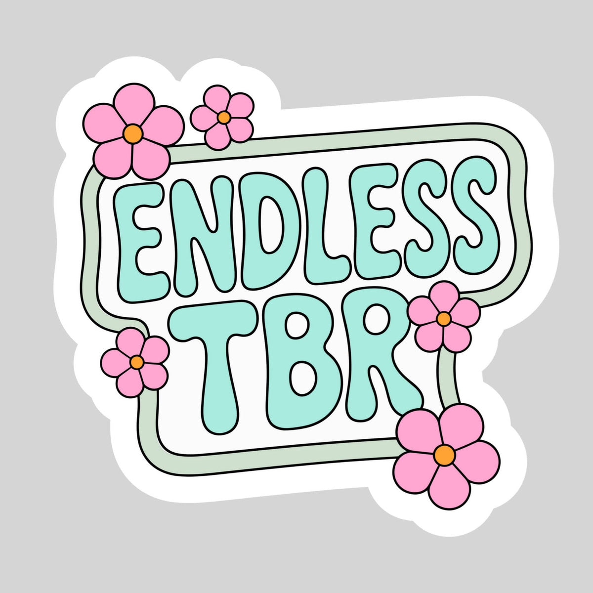 ENDLESS TBR Book Reader Sticker