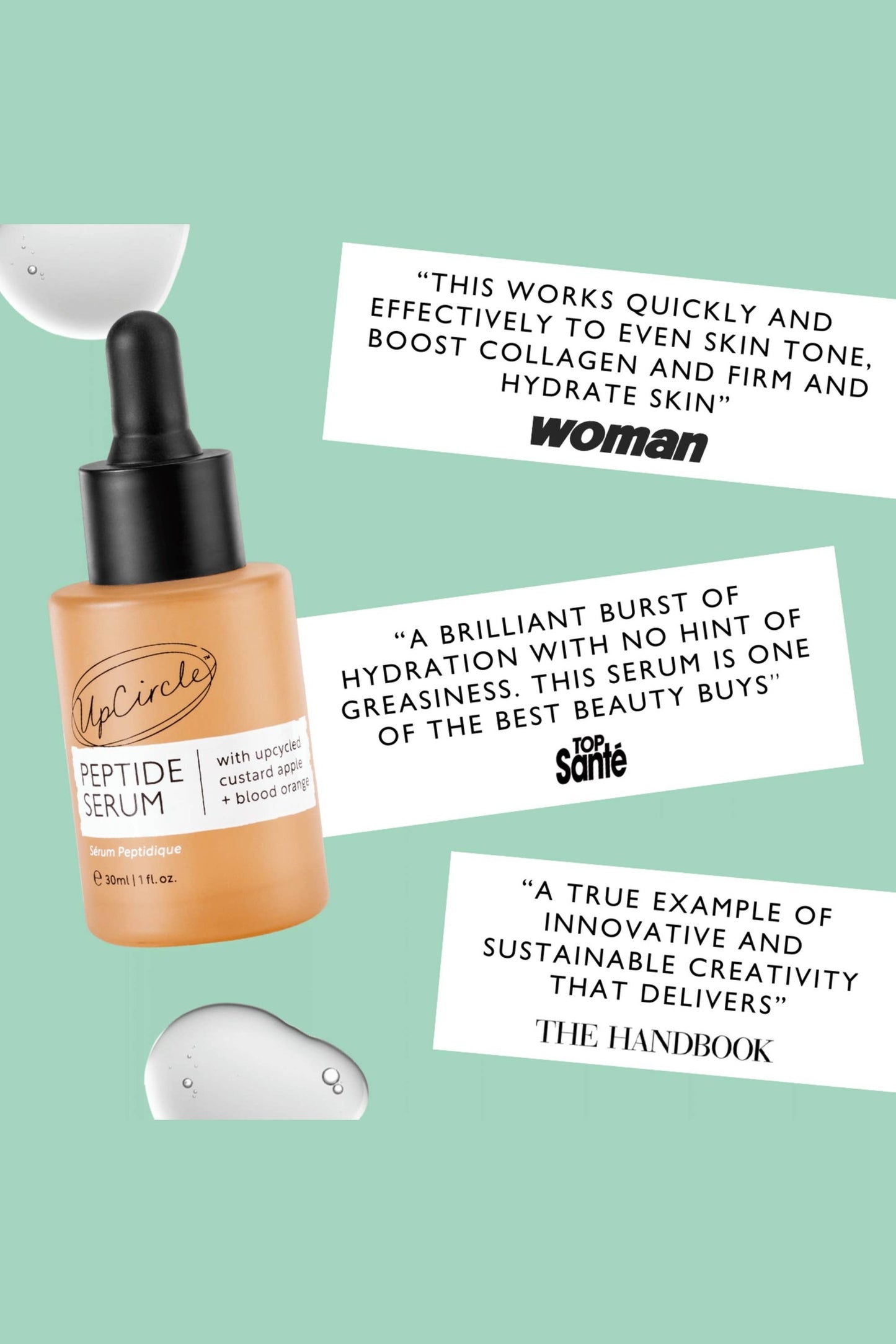 Anti-aging Collagen Boosting Vegan Spa Peptide Serum