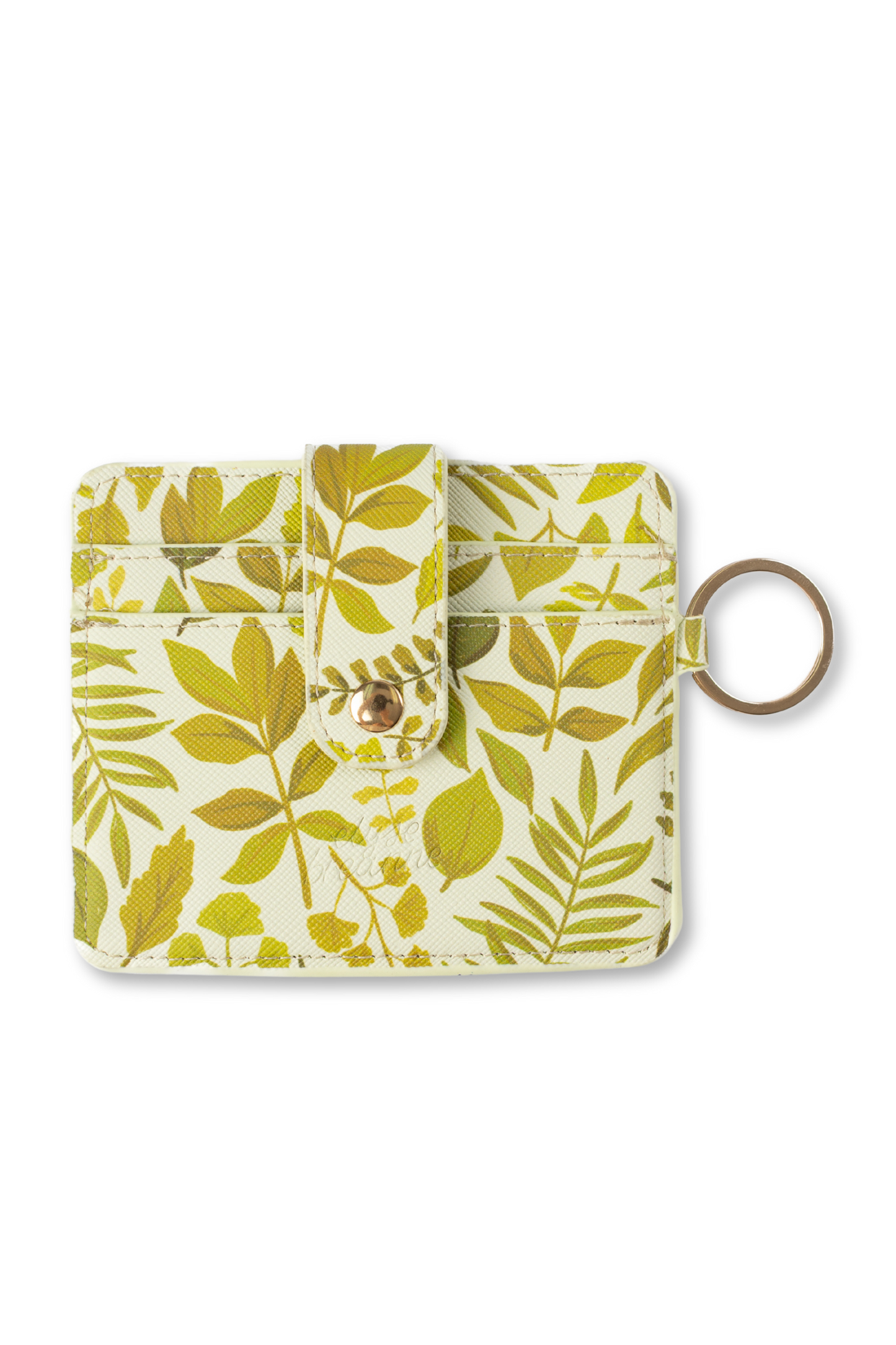 Floral Card Wallet: Forget Me Not Sage