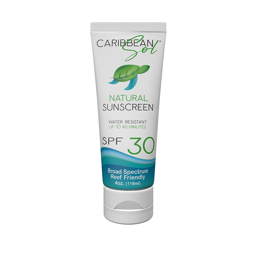 Caribbean Sol Natural Sunscreen SPF 30 - 4oz