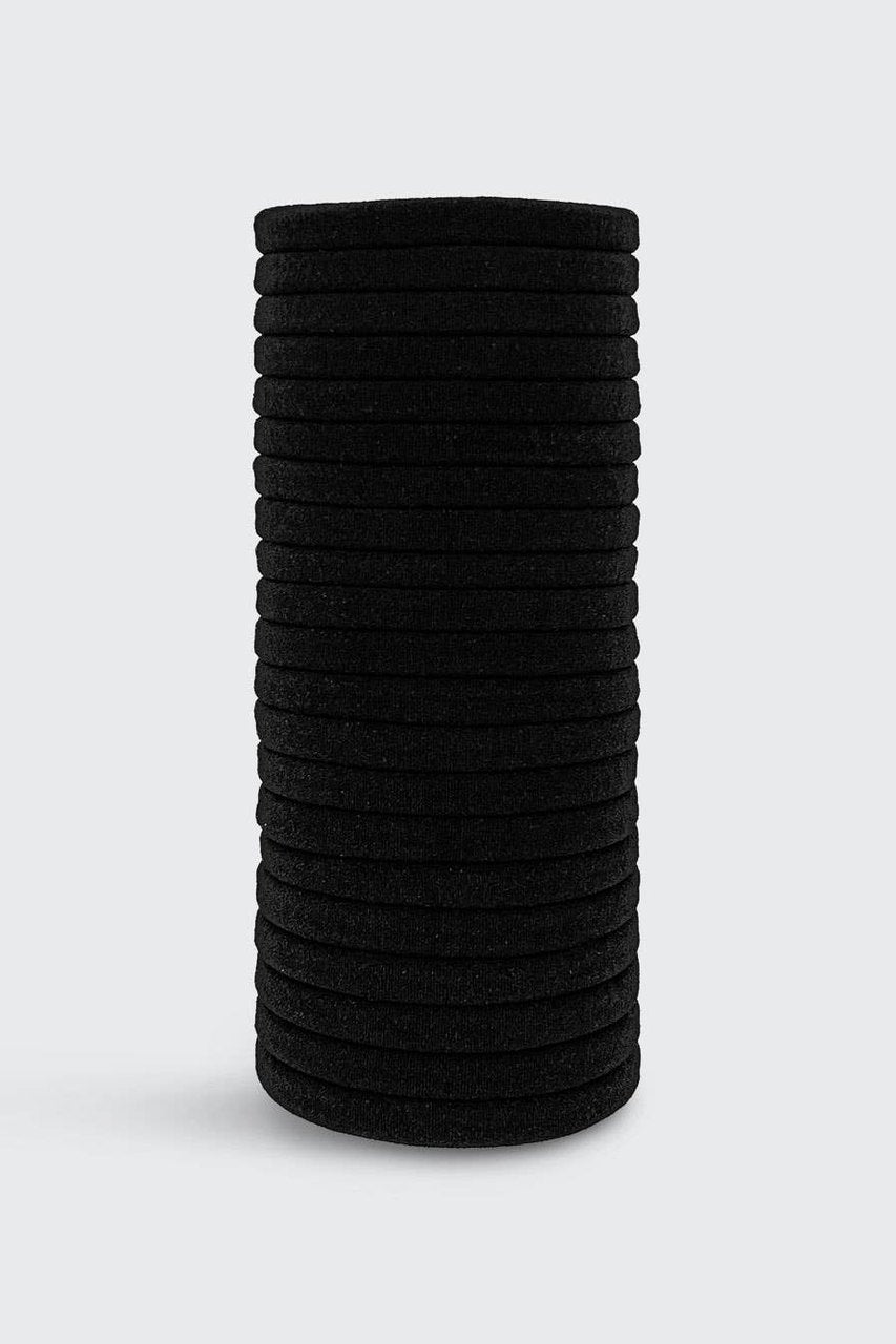 Black Eco-Friendly Nylon Elastics 20pc set
