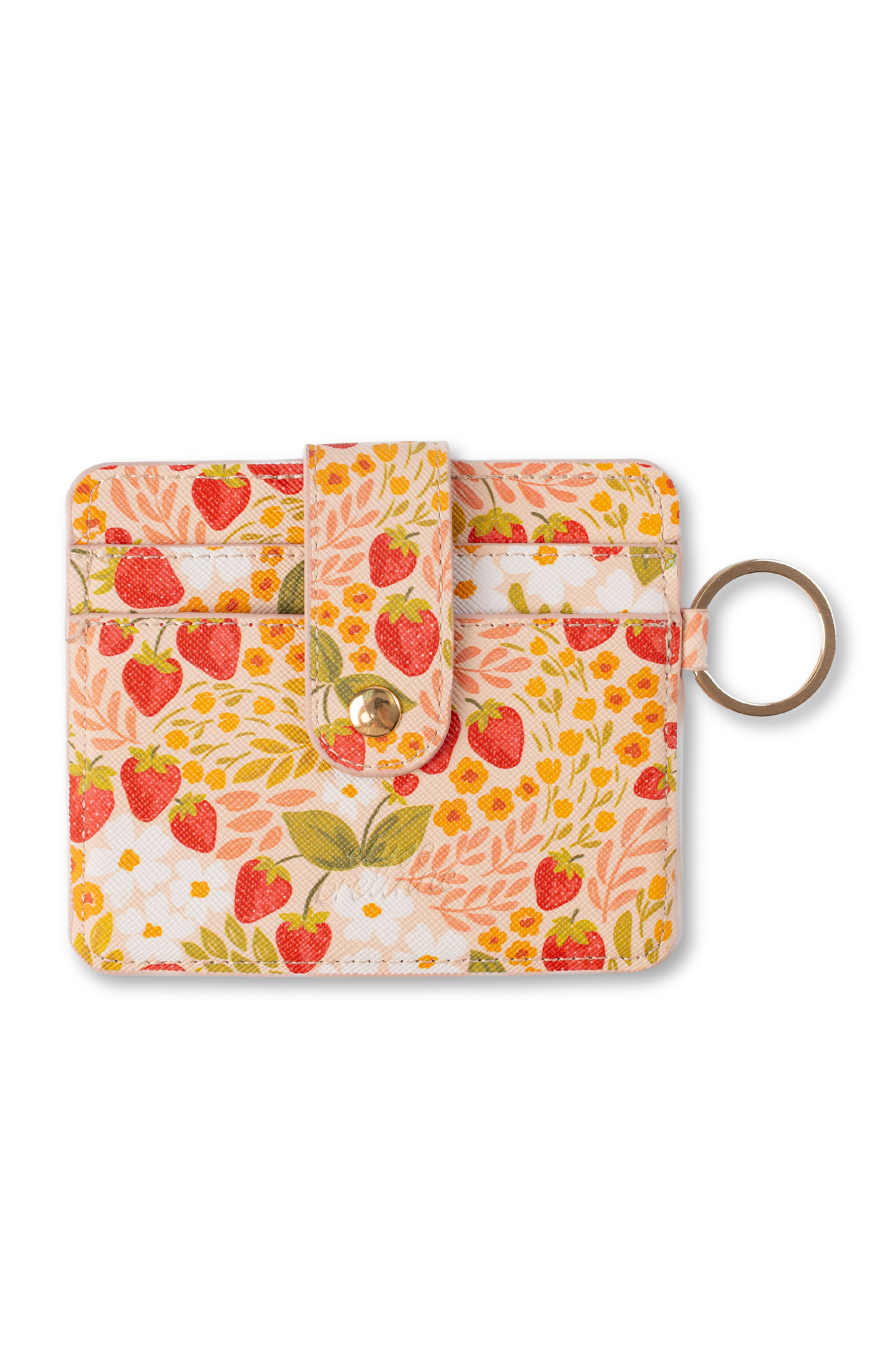 Floral Card Wallet: Forget Me Not Sage