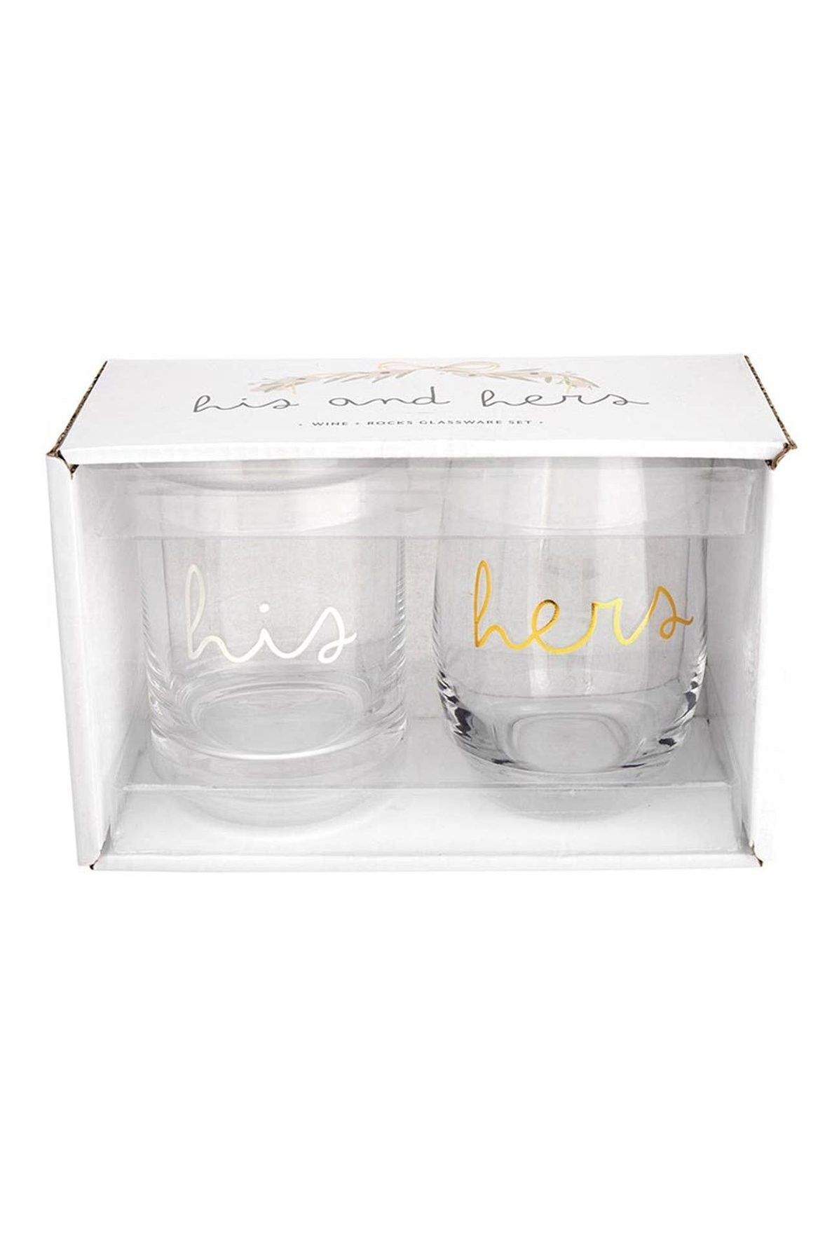His/Hers Glassware Set