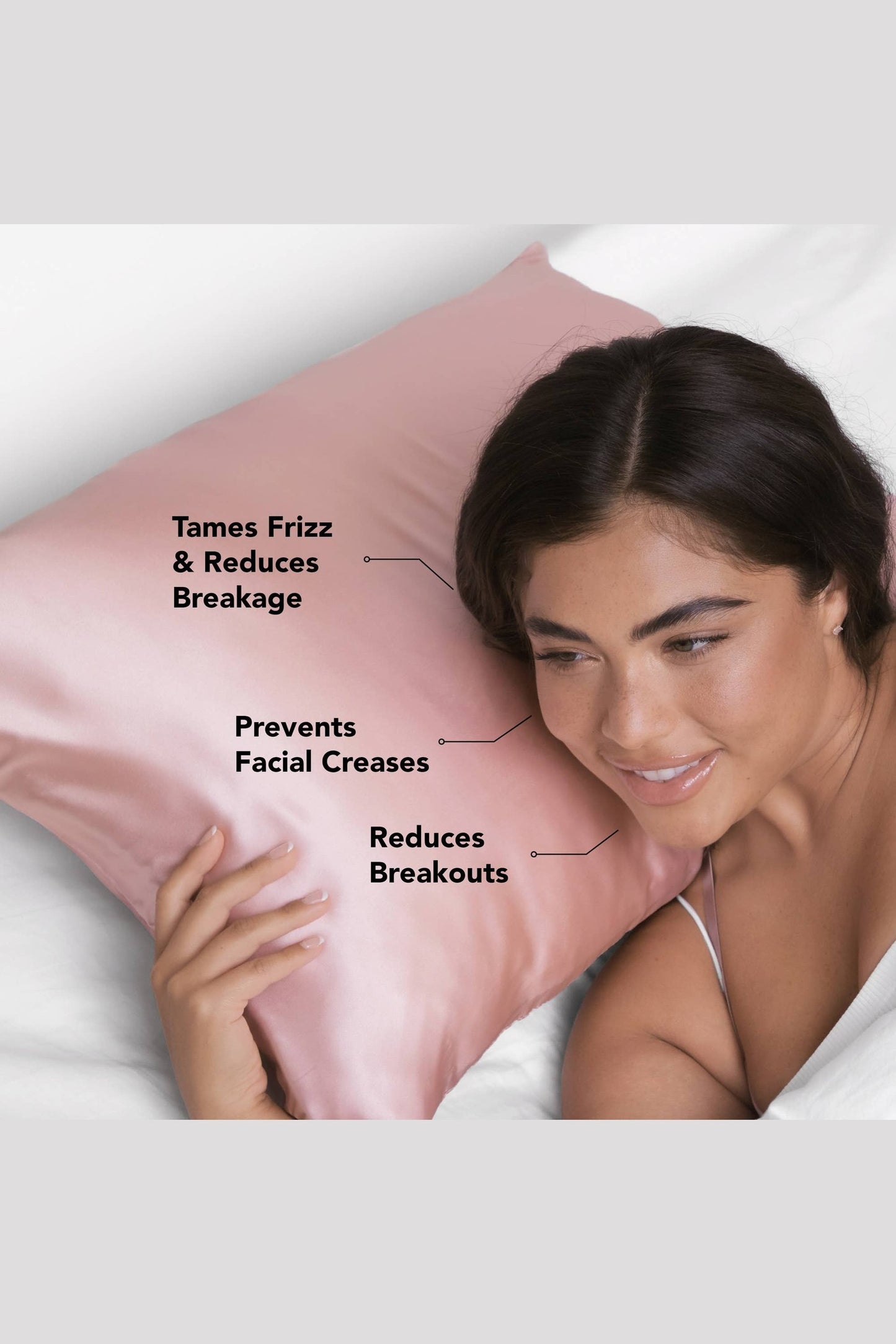 Satin Pillowcase - Blush