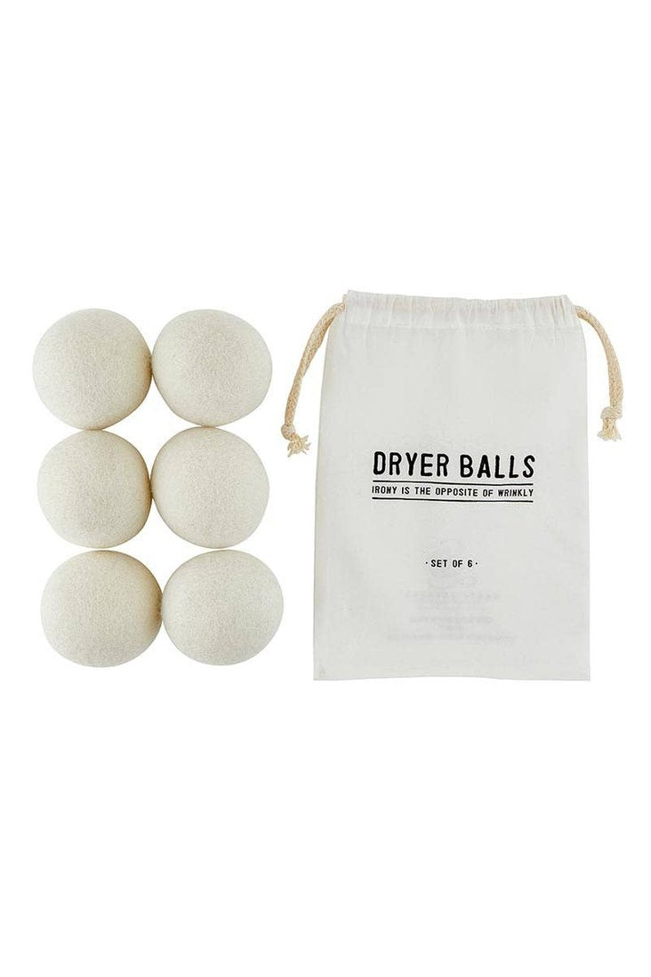 Wool Dryer Balls - Set of 6