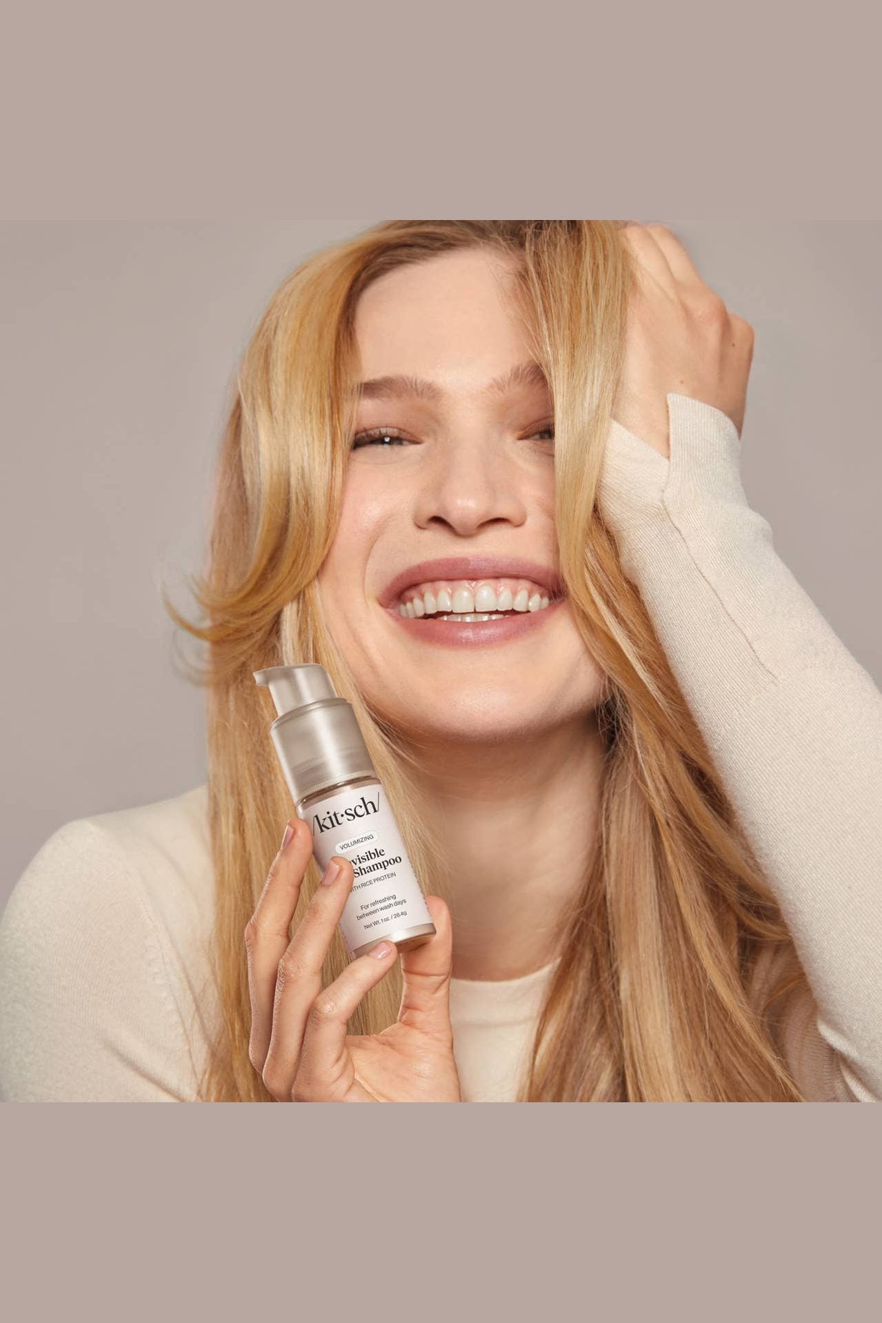 Volumizing Rice Protein Dry Shampoo - Invisible 1 oz