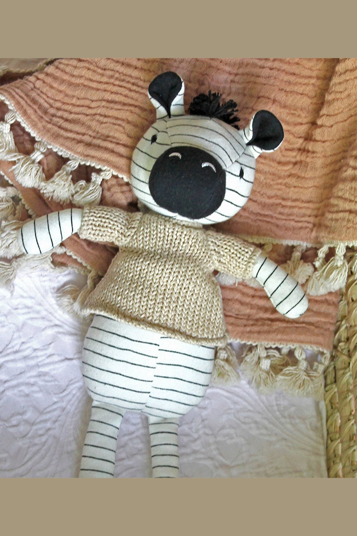 Zulu Zebra Plush Toy